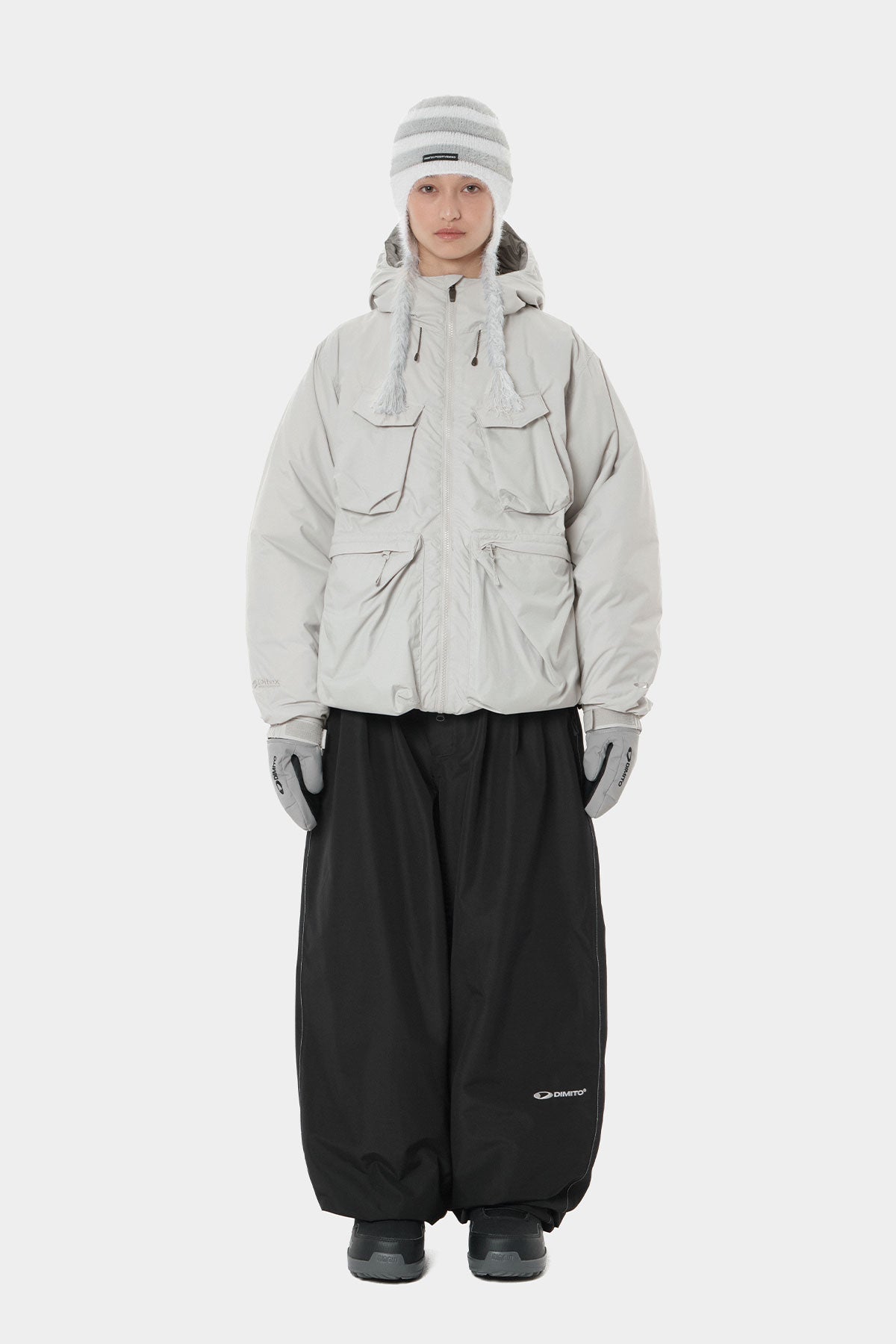 UTILITY GOOSE DOWN HD JACKET SMOKE (Delivery date : 26.09.28)