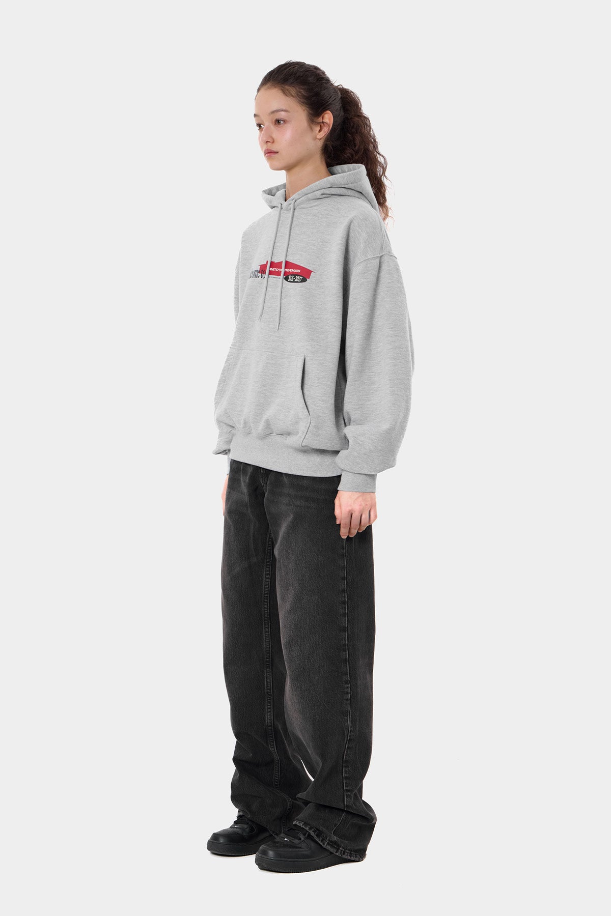 DMT HOUSE HOODIE MELANGE GREY