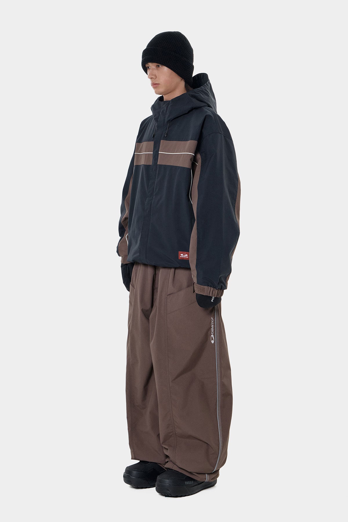 STAFF LINE PANTS (WIDE FIT LV.2) DEEP BROWN