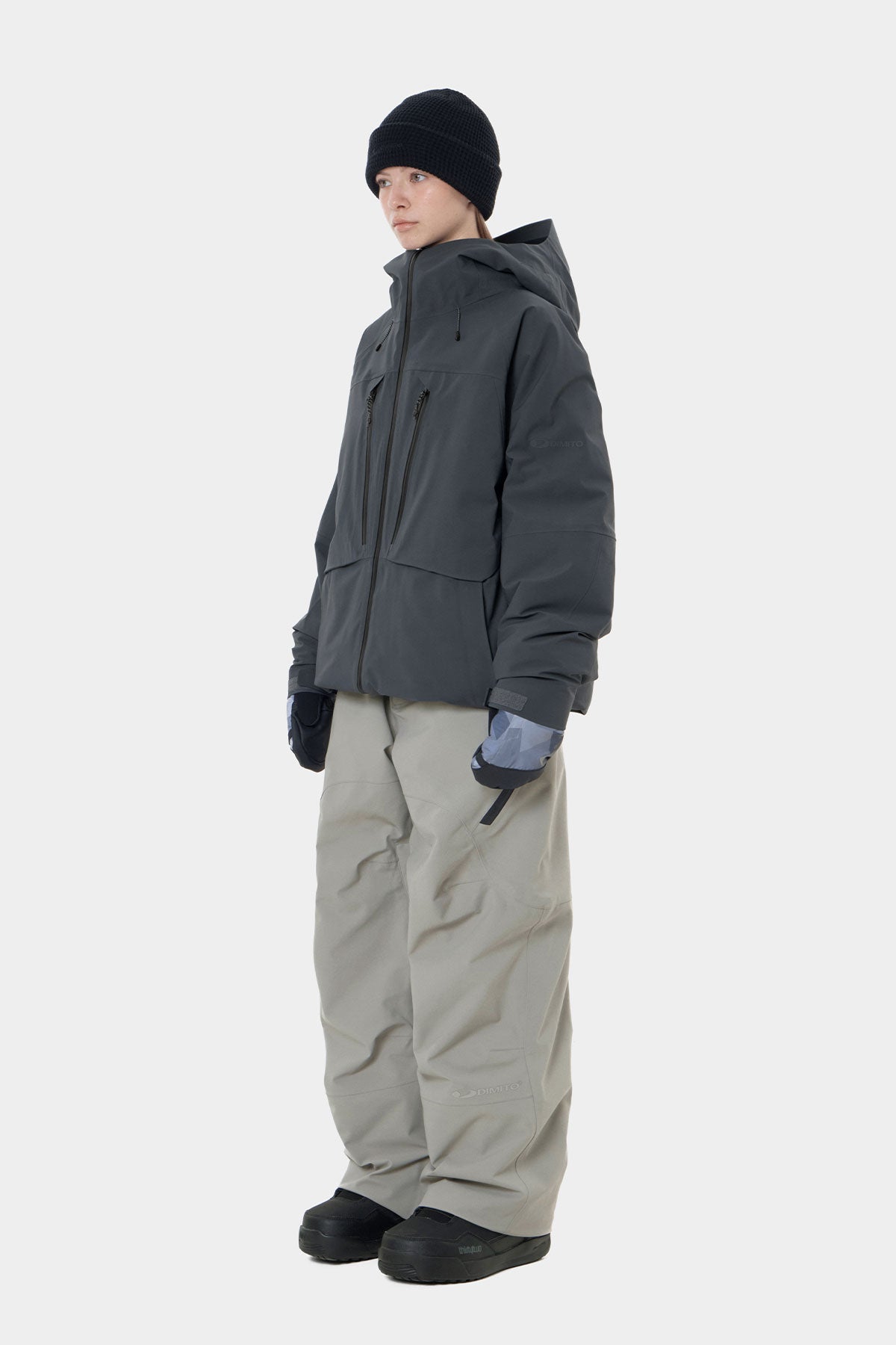 APEX DOWN JACKET BLUE STEEL