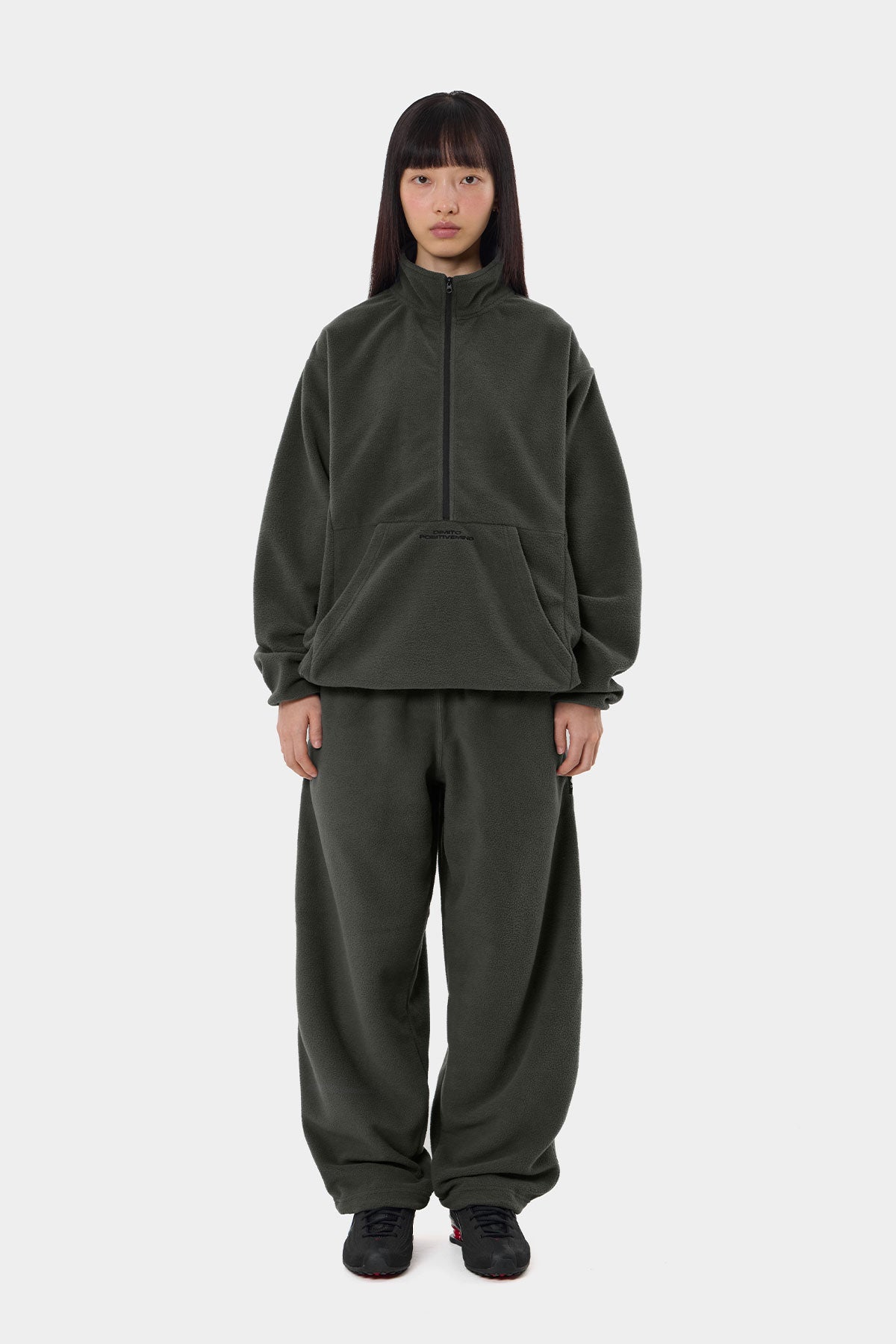 26 FLEECE HALF ZIP MUD (Delivery date : 26.09.28)