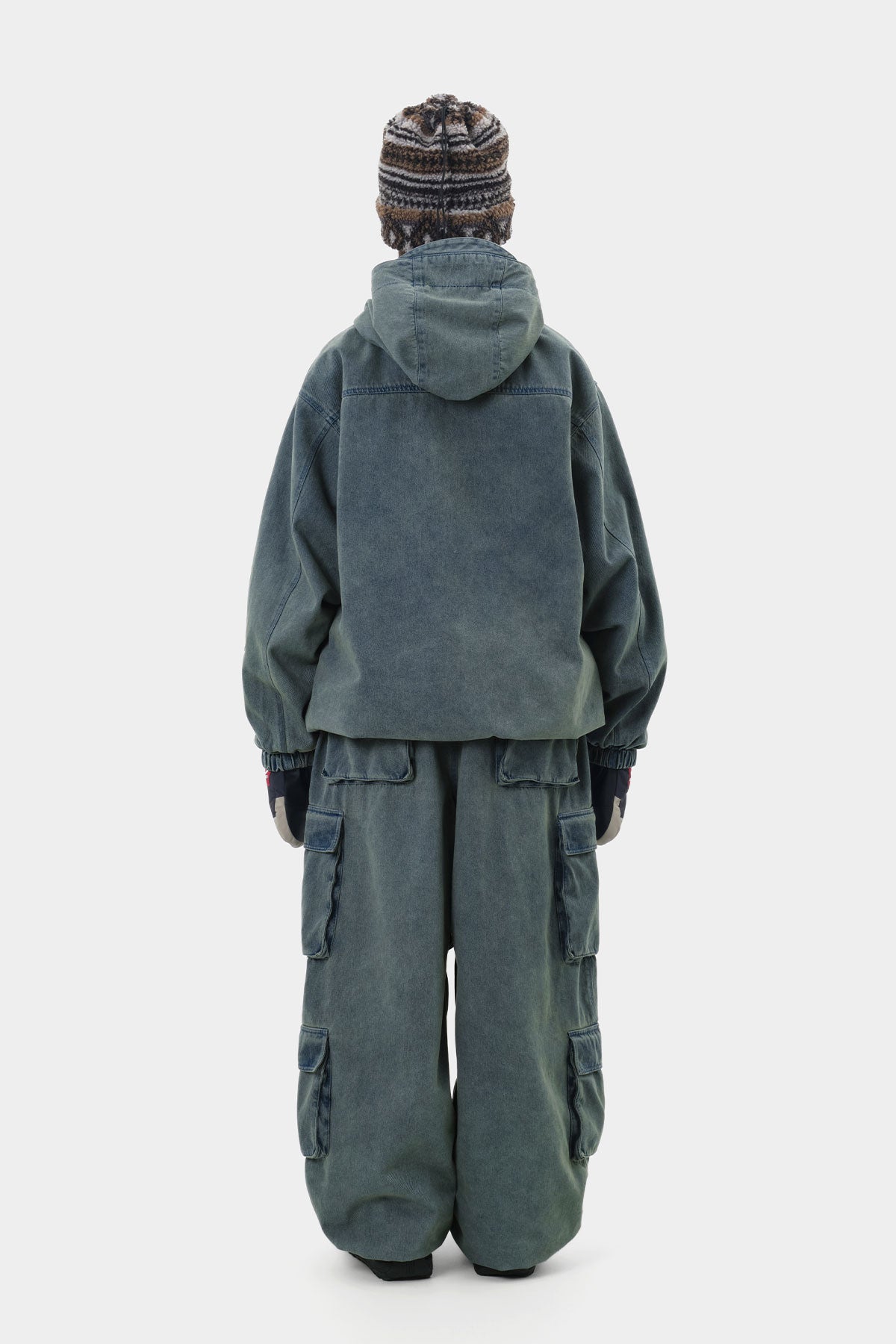DENIM MULTI CARGO PANTS (WIDE FIT LV.2) DW LIGHT BLUE (Delivery start : 26.09.09)