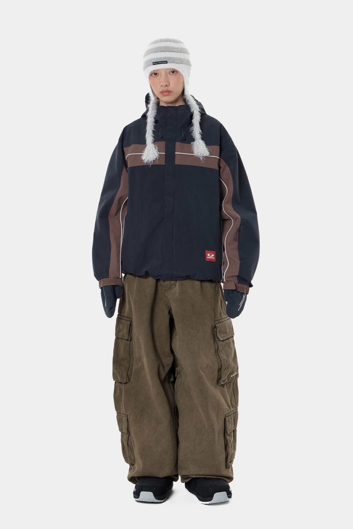 DENIM MULTI CARGO PANTS (WIDE FIT LV.2) DW BROWN (Delivery start : 26.09.09)