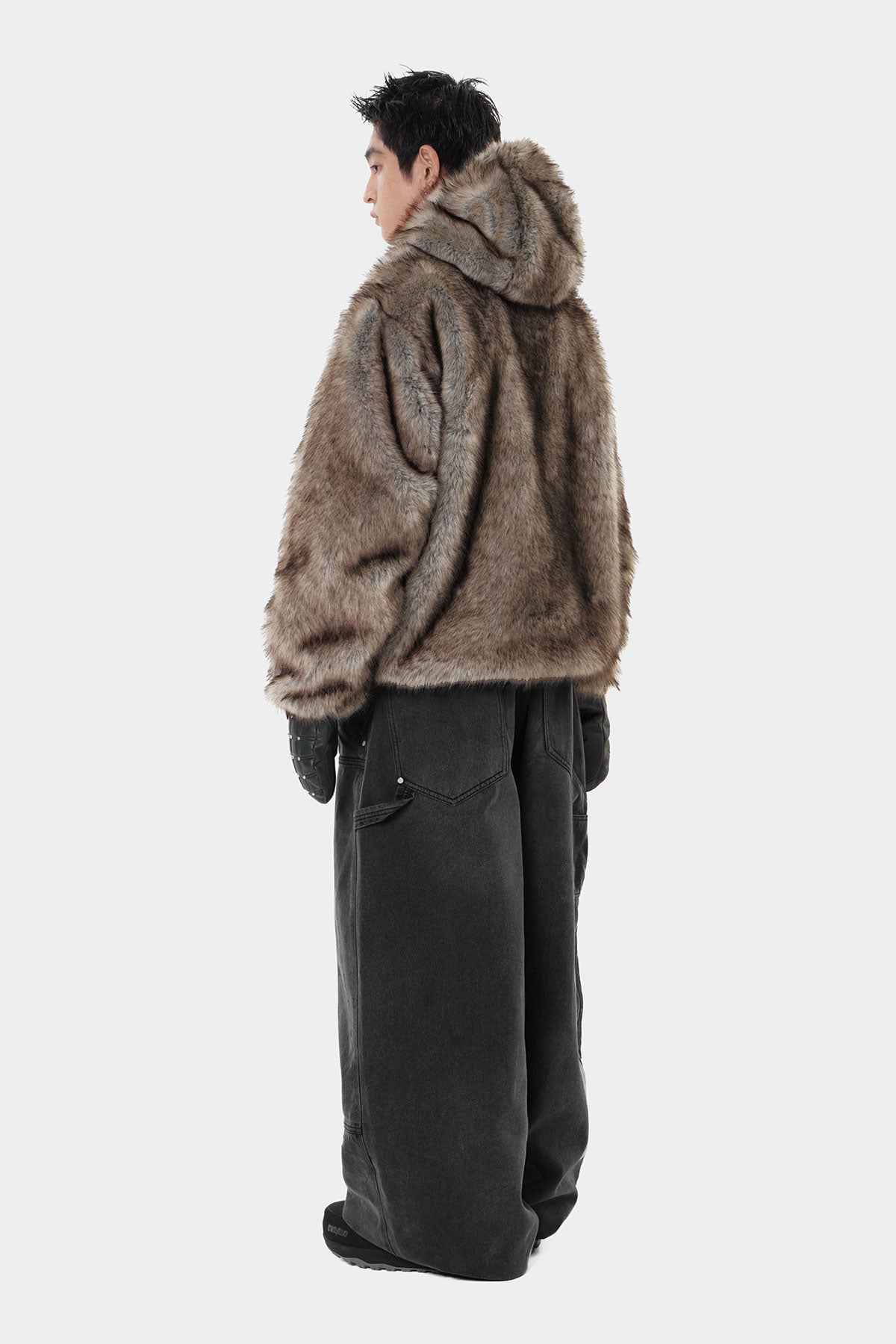 DENIM DOUBLE KNEE PANTS (WIDE FIT LV.2) PW GREY (Delivery start : 26.09.09)
