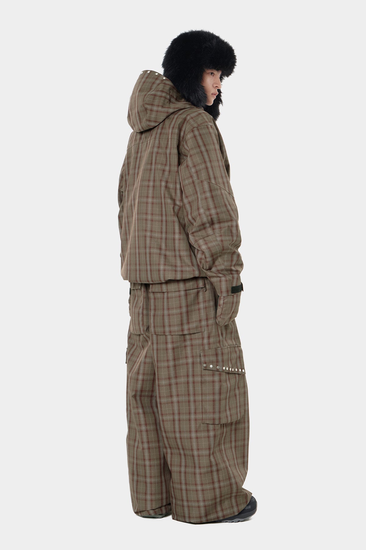 STUD 2L JACKET BROWN CHECK (Delivery start : 26.09.09)