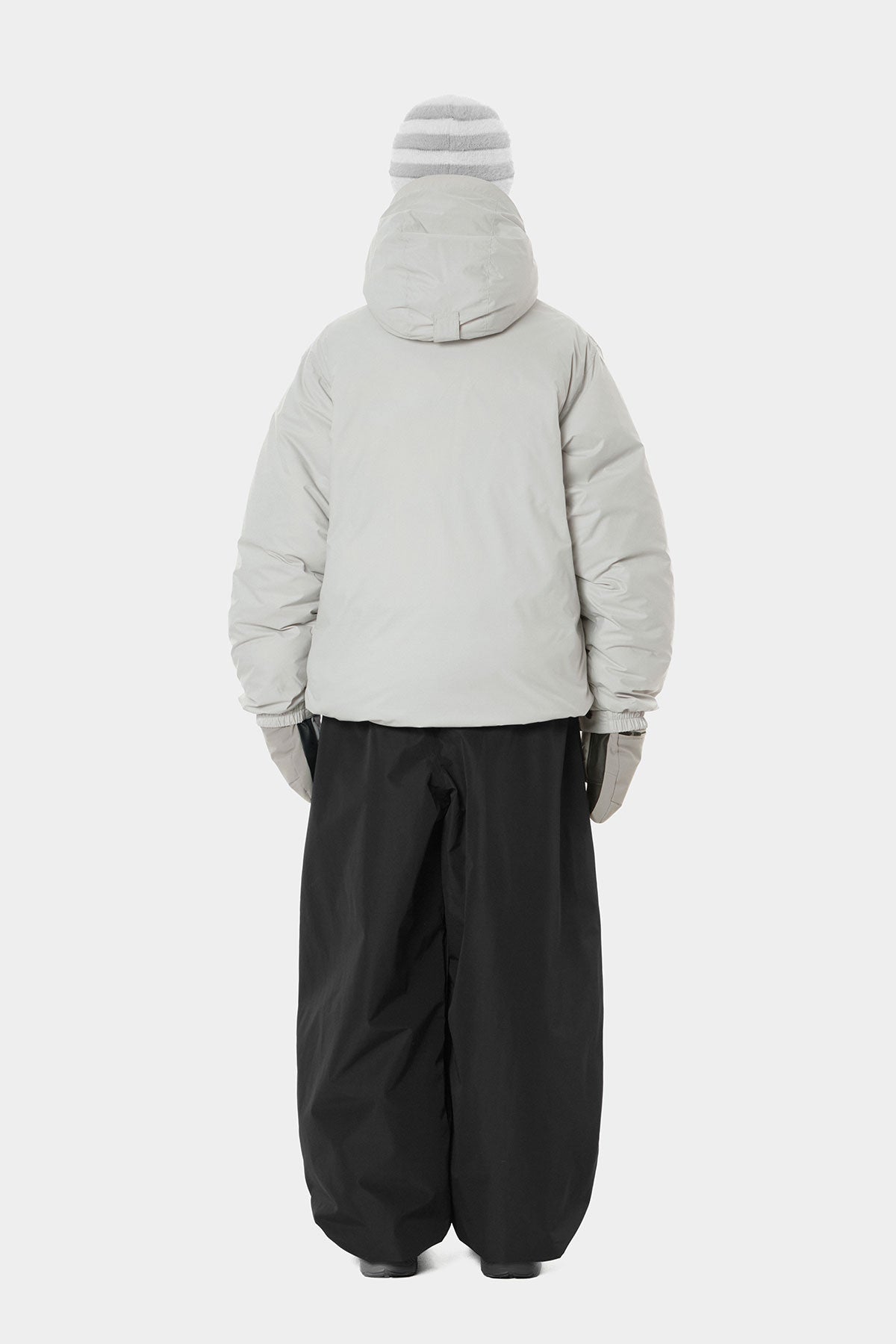 BANDED WIDE PANTS (WIDE FIT LV.2) BLACK (Delivery start : 26.09.09)