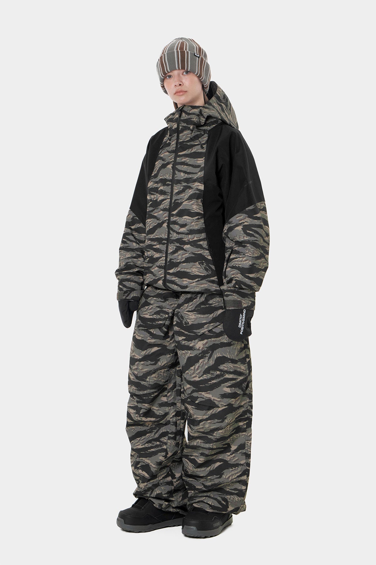 26 AIR VENT BANDED PANTS (WIDE FIT LV.1) TIGER GREEN