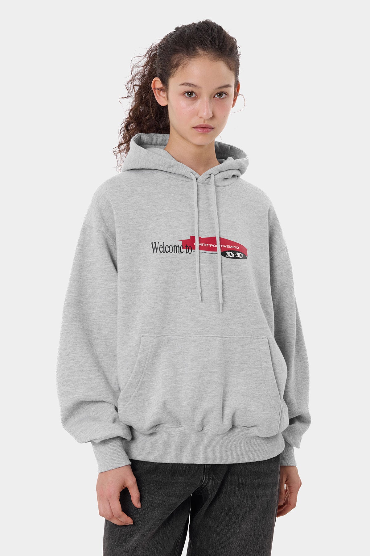 DMT HOUSE HOODIE MELANGE GREY