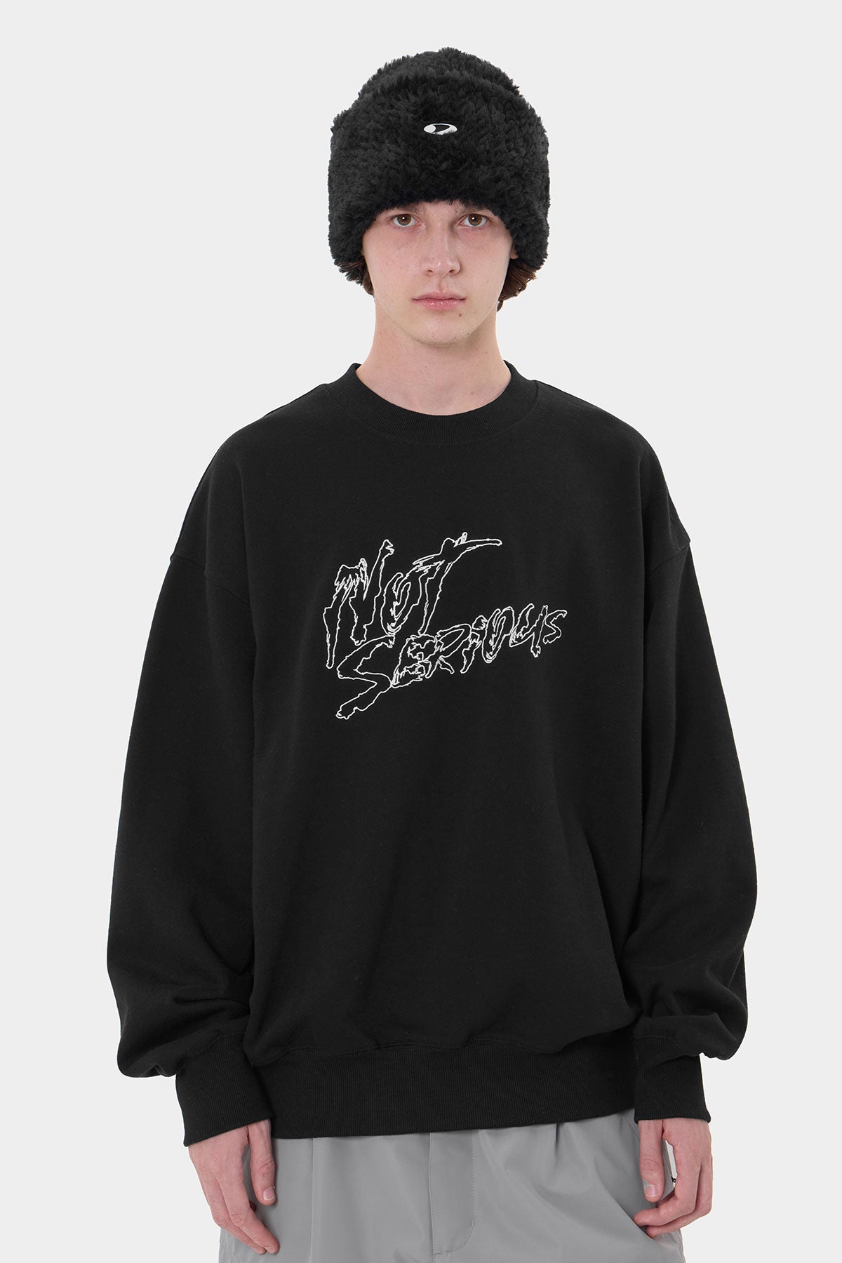 NSS RUDE SWEATSHIRT BLACK (Delivery date : 26.09.28)