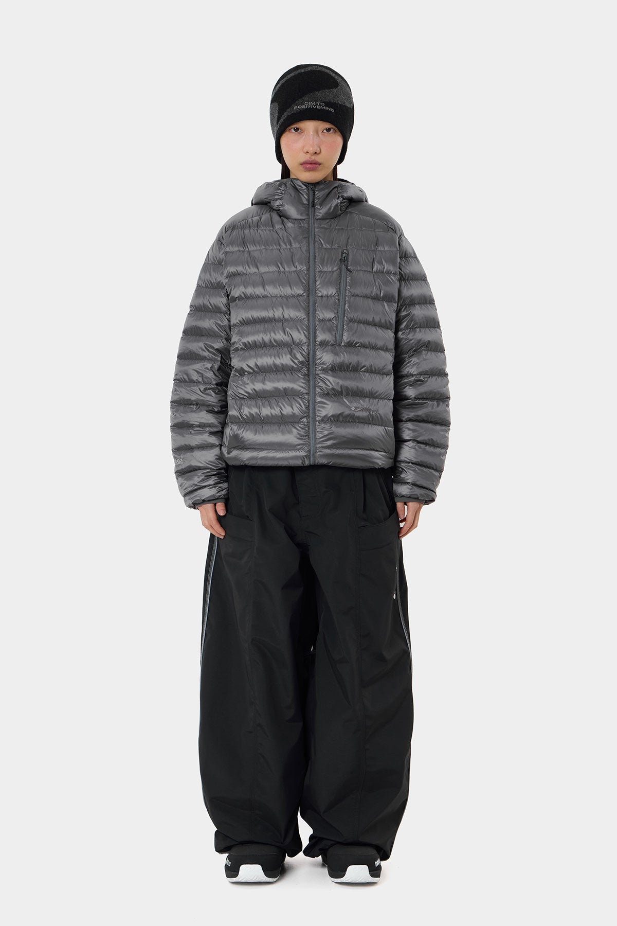 STAFF LINE PANTS (WIDE FIT LV.2) BLACK