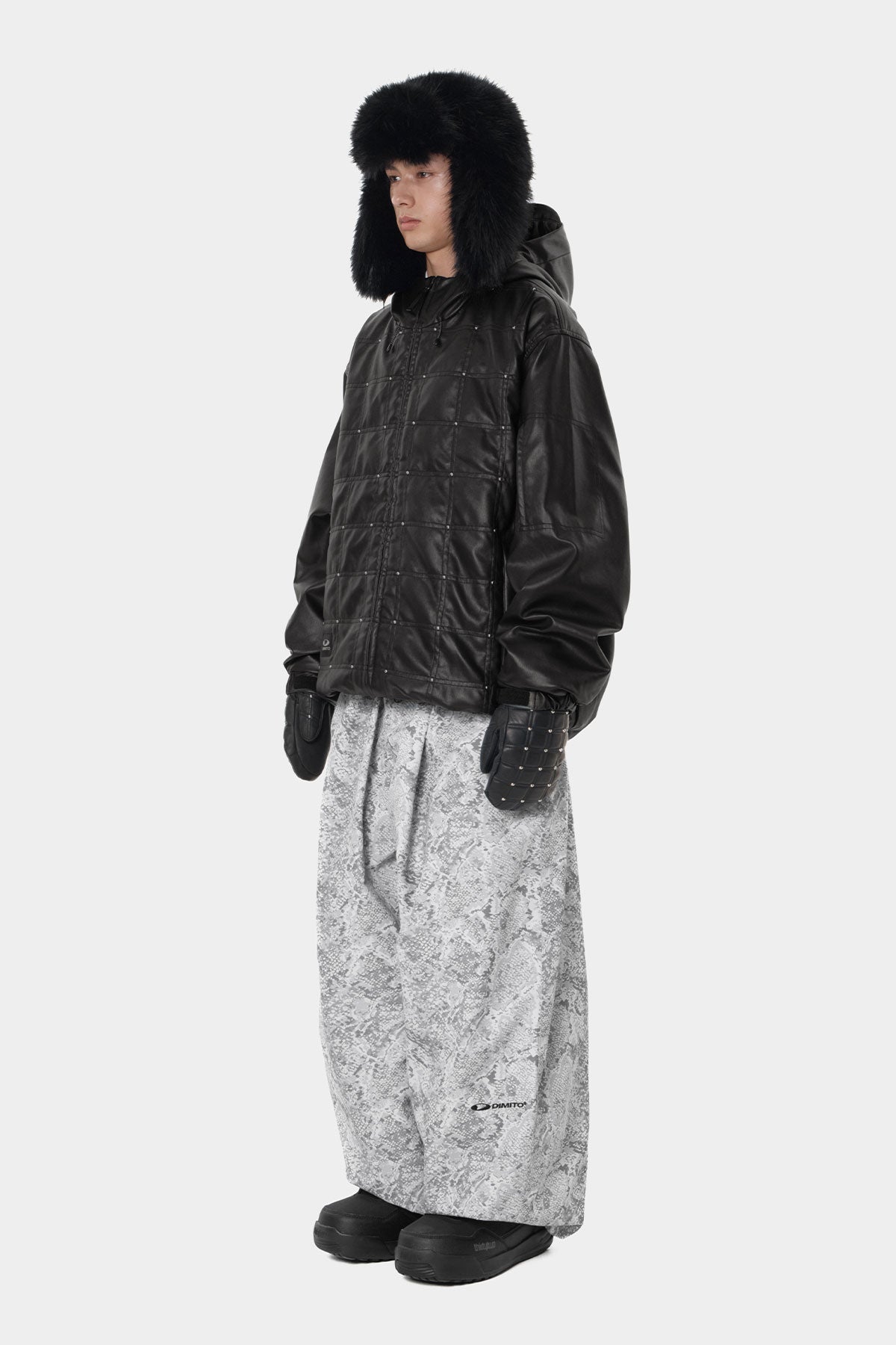 STUD FAUX LEATHER HD JACKET BLACK (Delivery start : 26.09.09)
