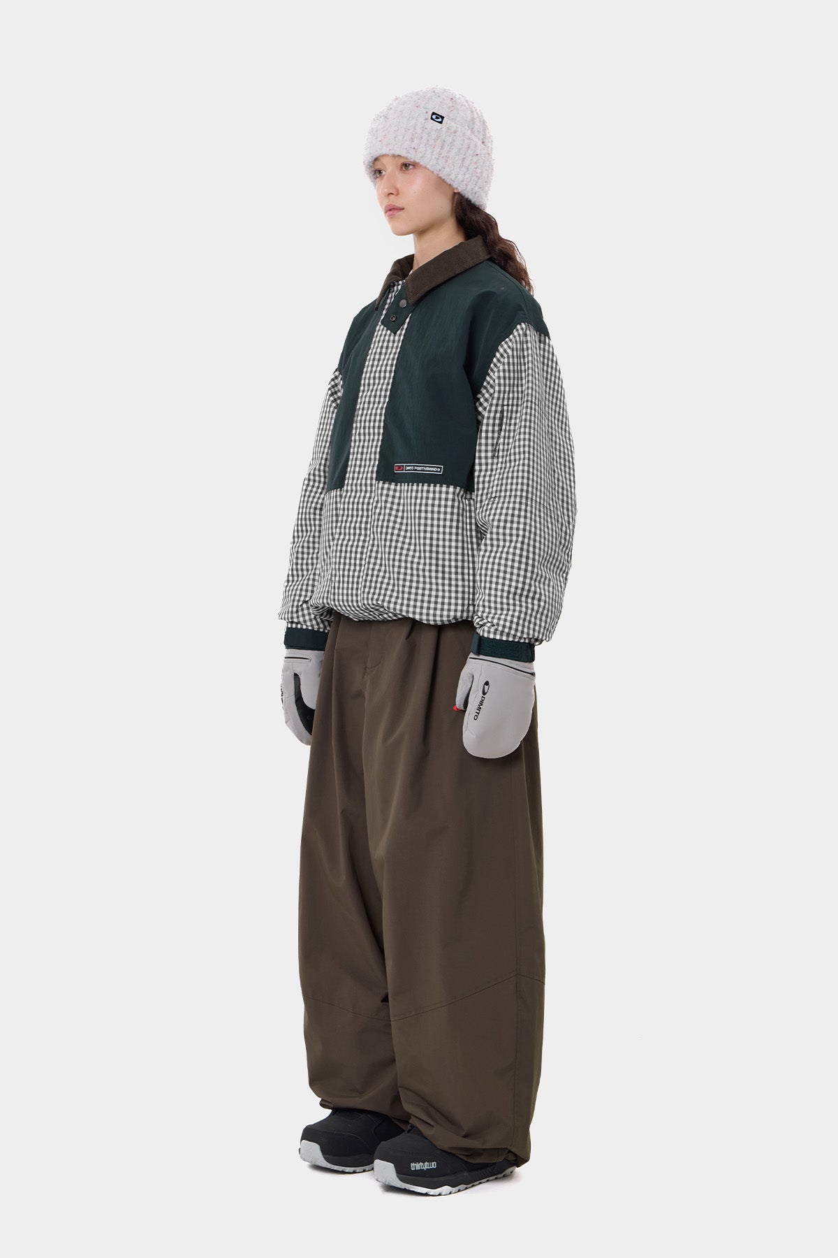 26 AIR FORCE BANDED PANTS (WIDE FIT LV.2) DEEP BROWN (Delivery start : 26.09.09)