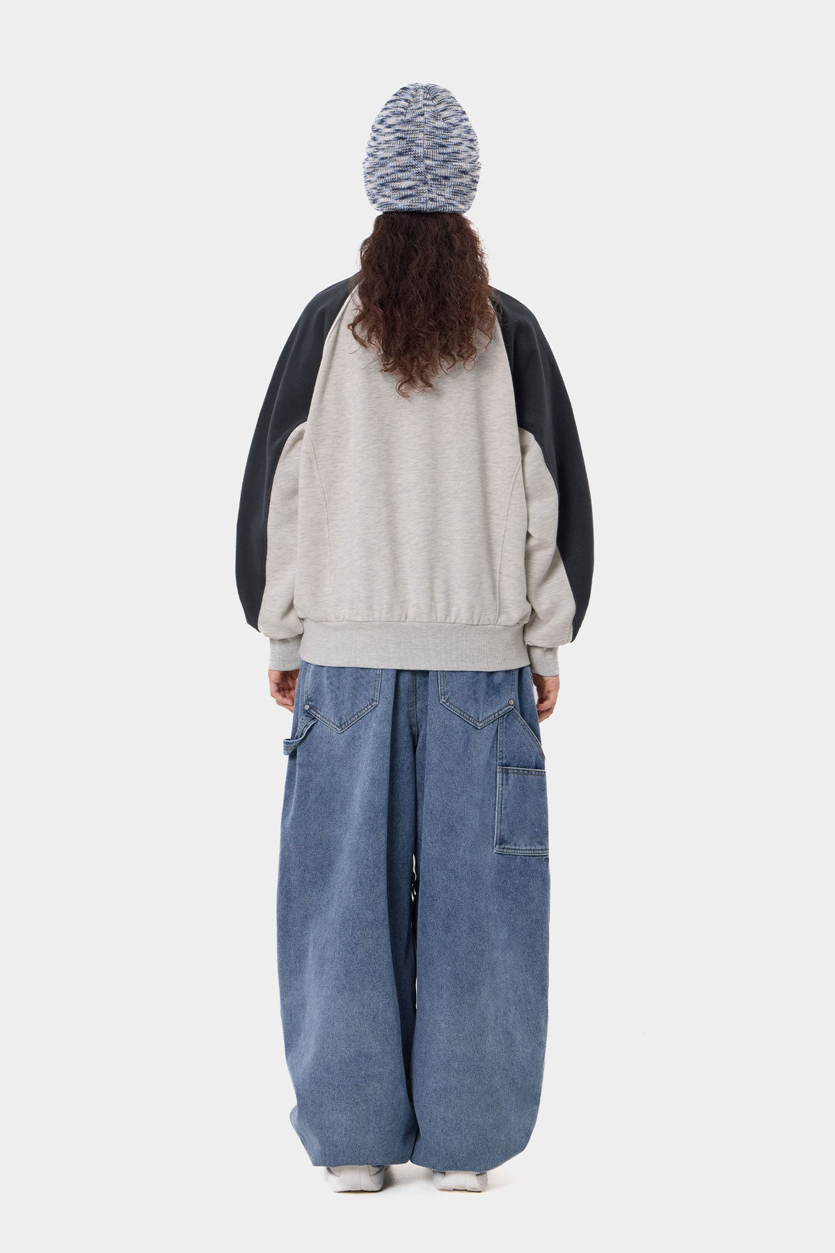 SPORTS HALF ZIP SWEATSHIRT WARM ASH