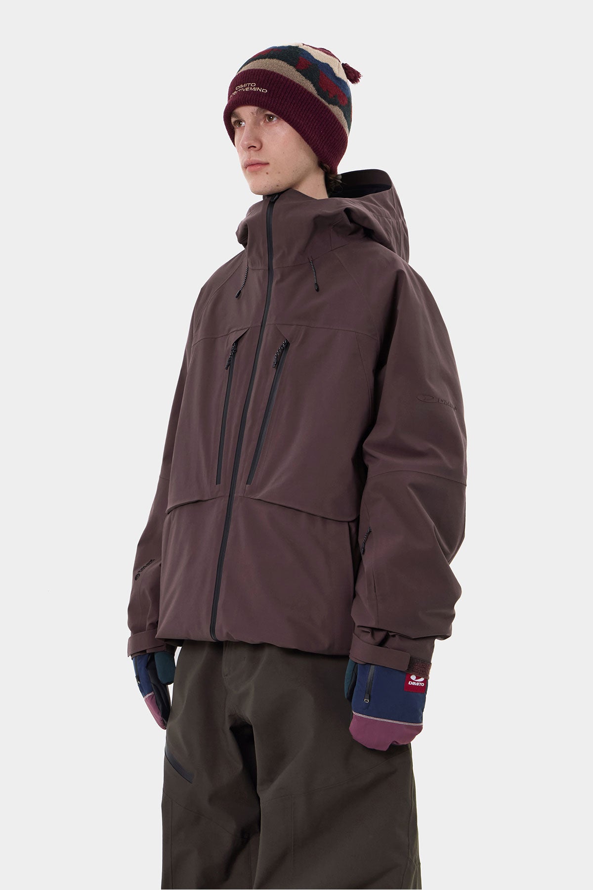 APEX DOWN JACKET DEEP BLOOD