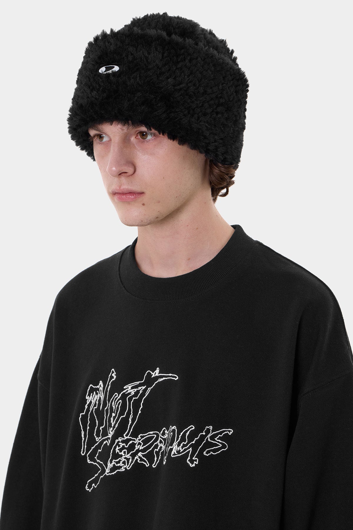 NSS RUDE SWEATSHIRT BLACK (Delivery date : 26.09.28)