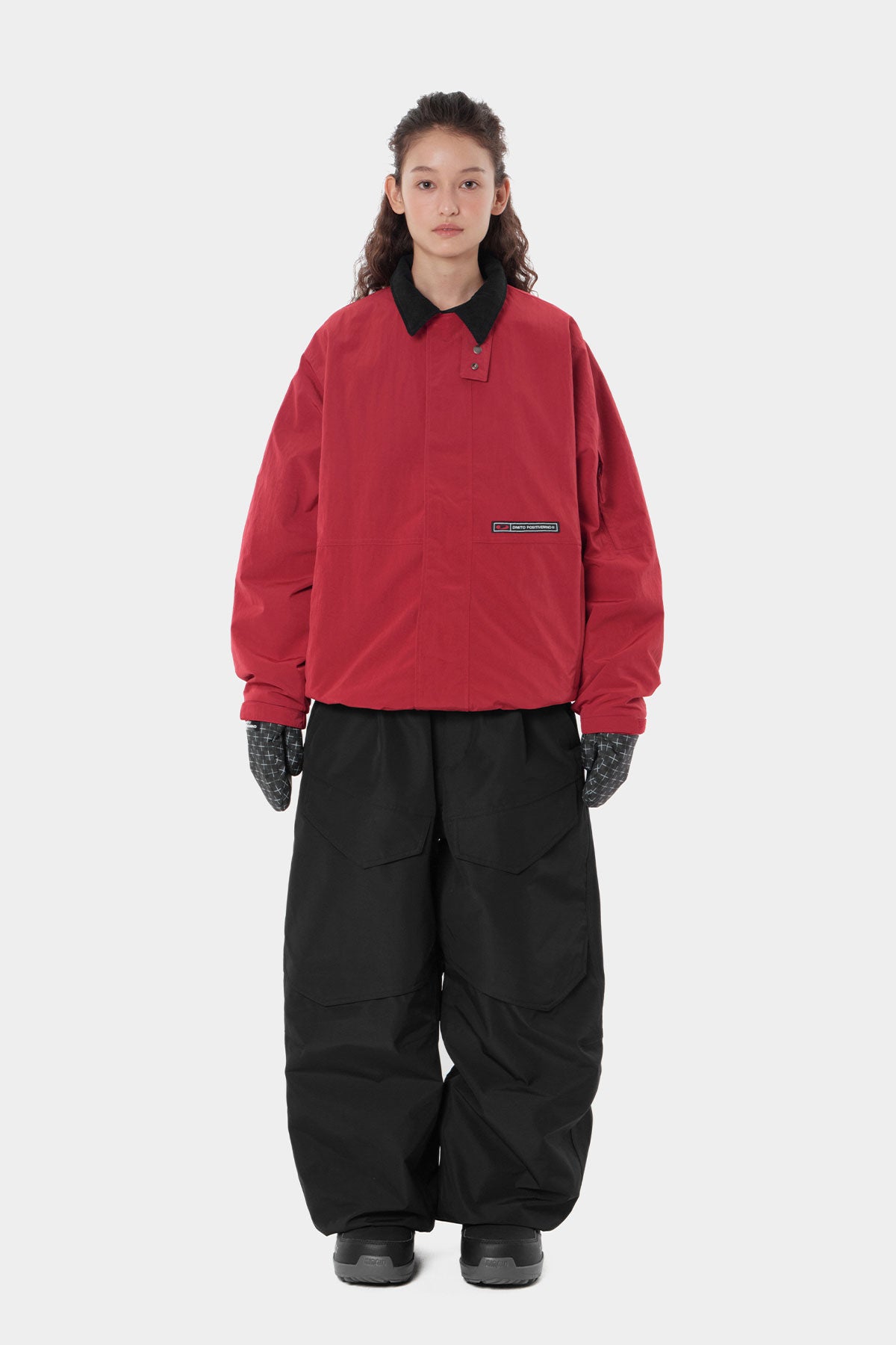 26 AIR VENT BANDED PANTS (WIDE FIT LV.1) BLACK