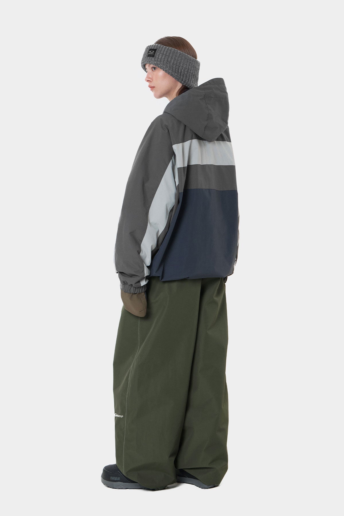 BANDED WIDE PANTS (WIDE FIT LV.2) DRY MUGWORT (Delivery start : 26.09.09)