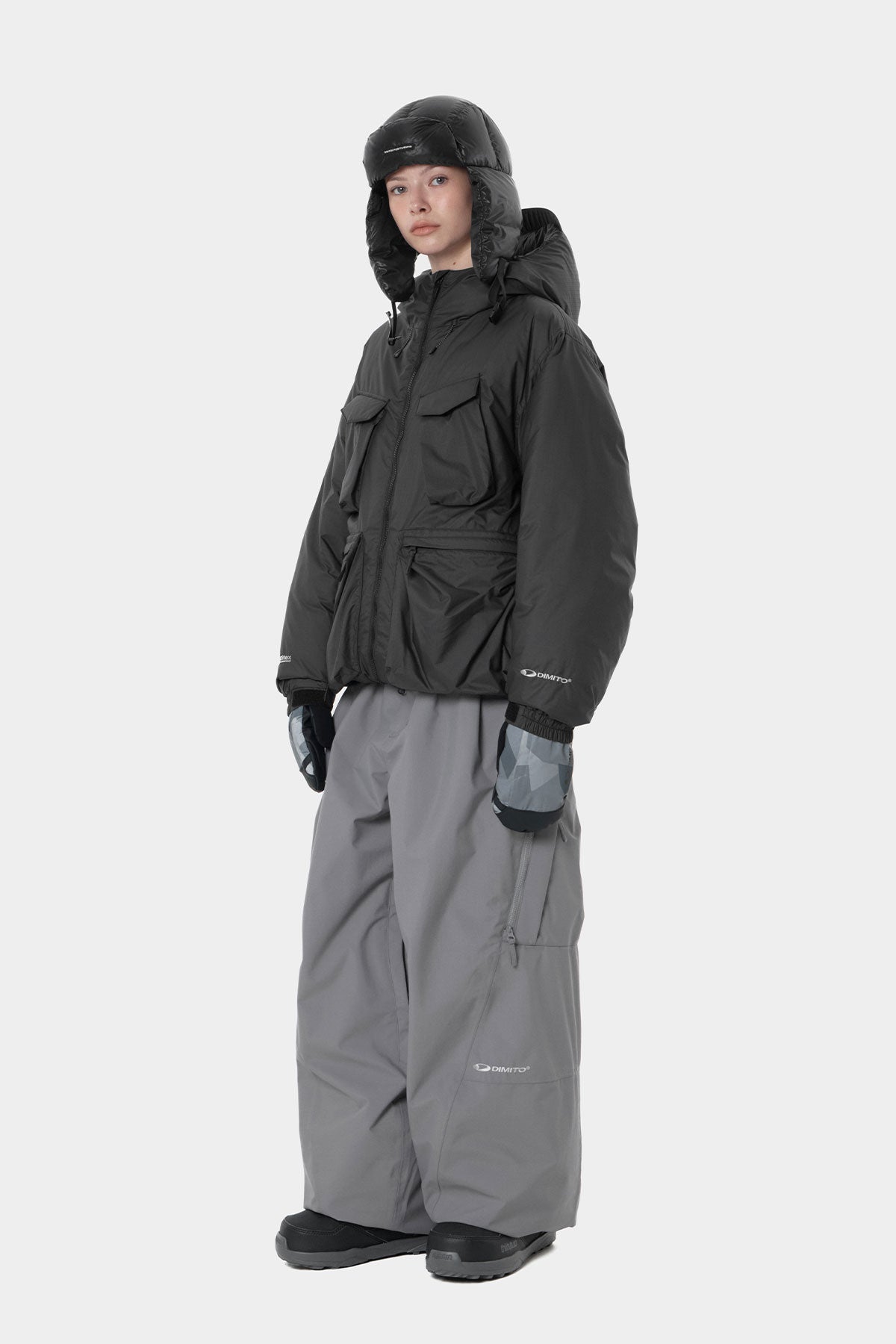 UTILITY GOOSE DOWN HD JACKET BLACK (Delivery date : 26.09.28)