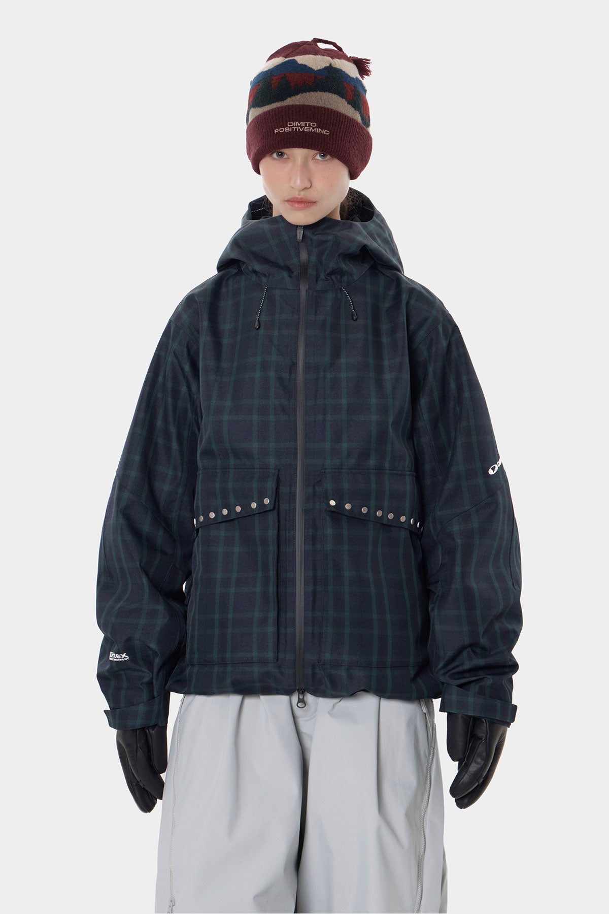 STUD 2L JACKET DEEP CHECK (Delivery start : 26.09.09)