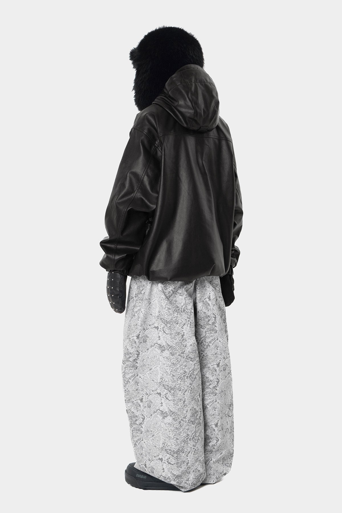 STUD FAUX LEATHER HD JACKET BLACK (Delivery start : 26.09.09)