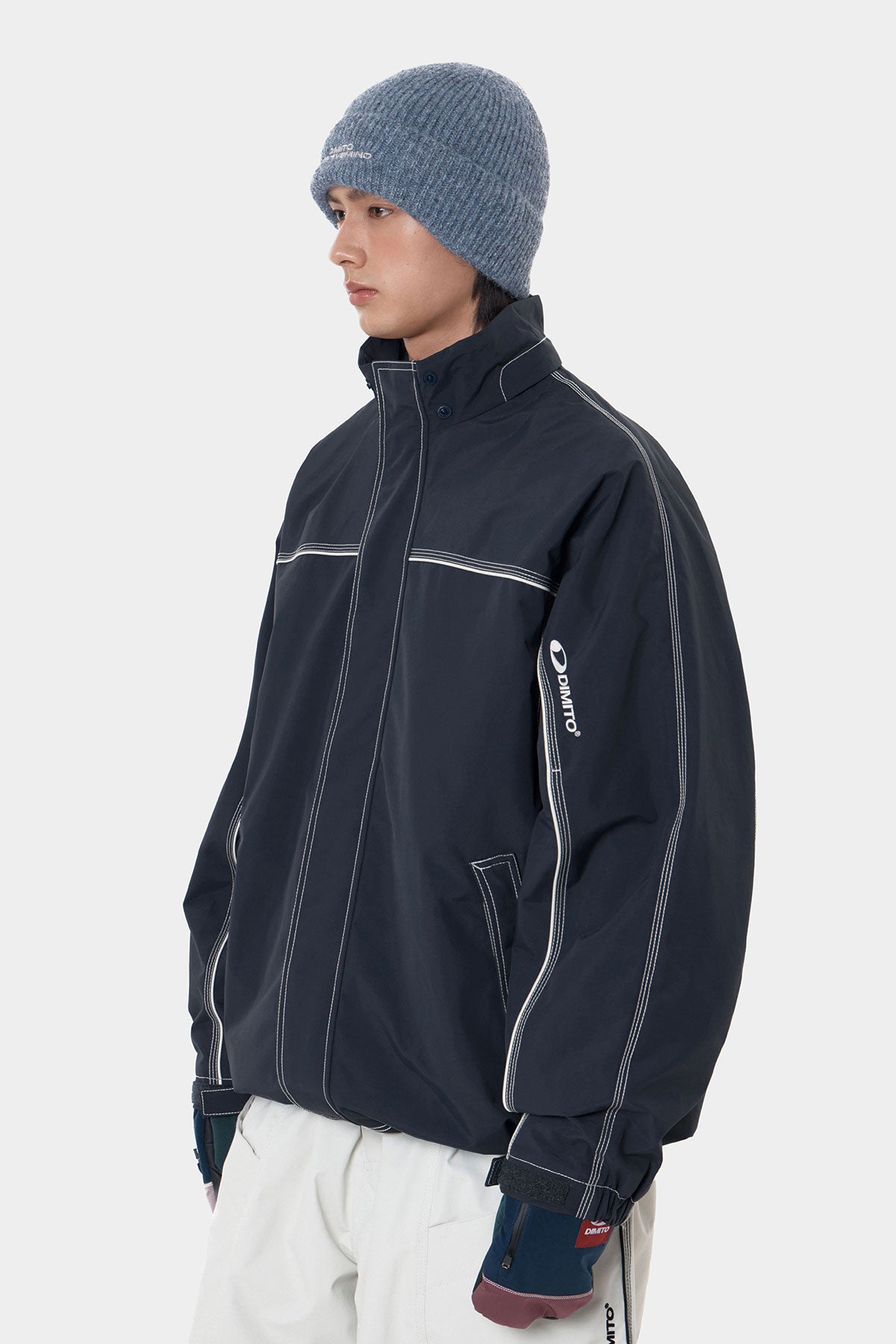 STAFF LINE JACKET TEAL NAVY (Delivery date : 26.09.28)