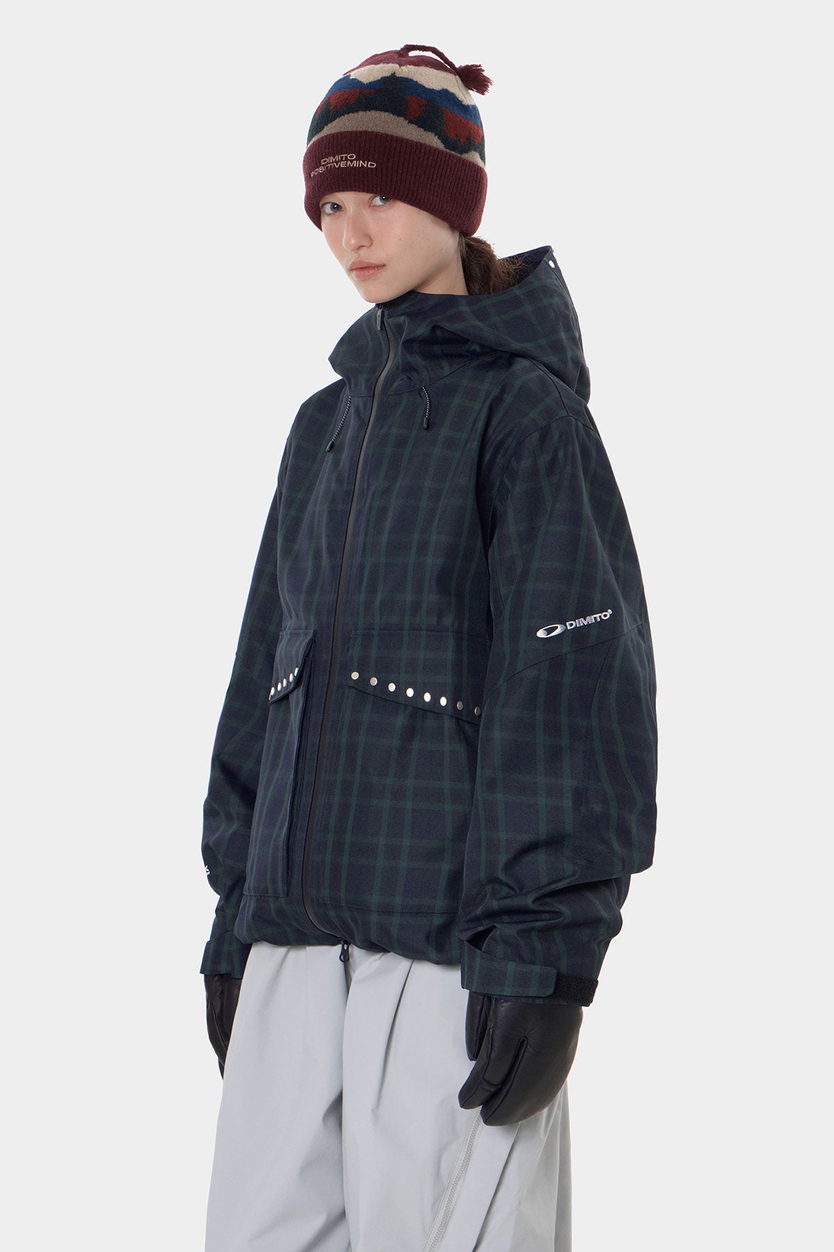 STUD 2L JACKET DEEP CHECK (Delivery start : 26.09.09)