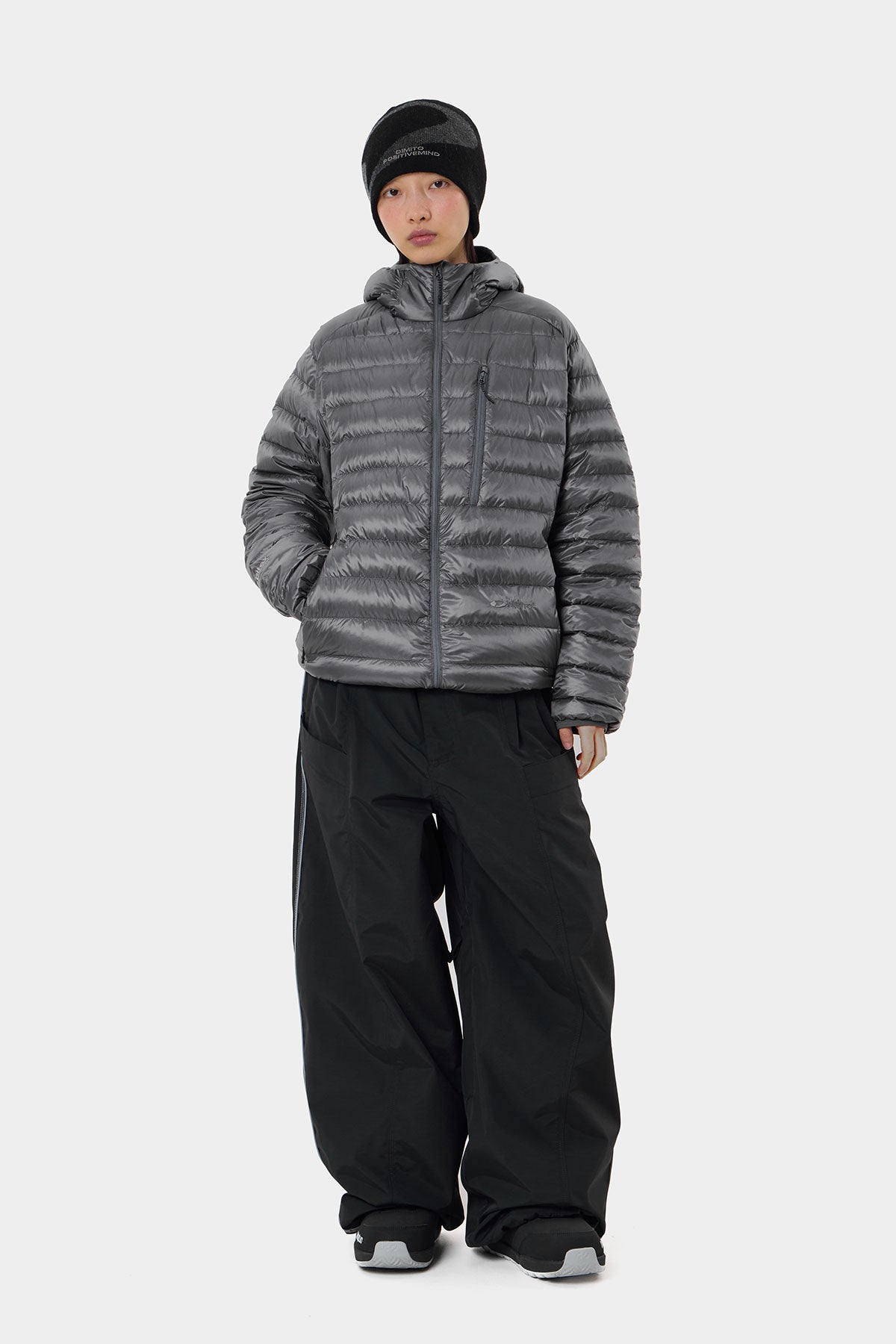 STAFF LINE PANTS (WIDE FIT LV.2) BLACK