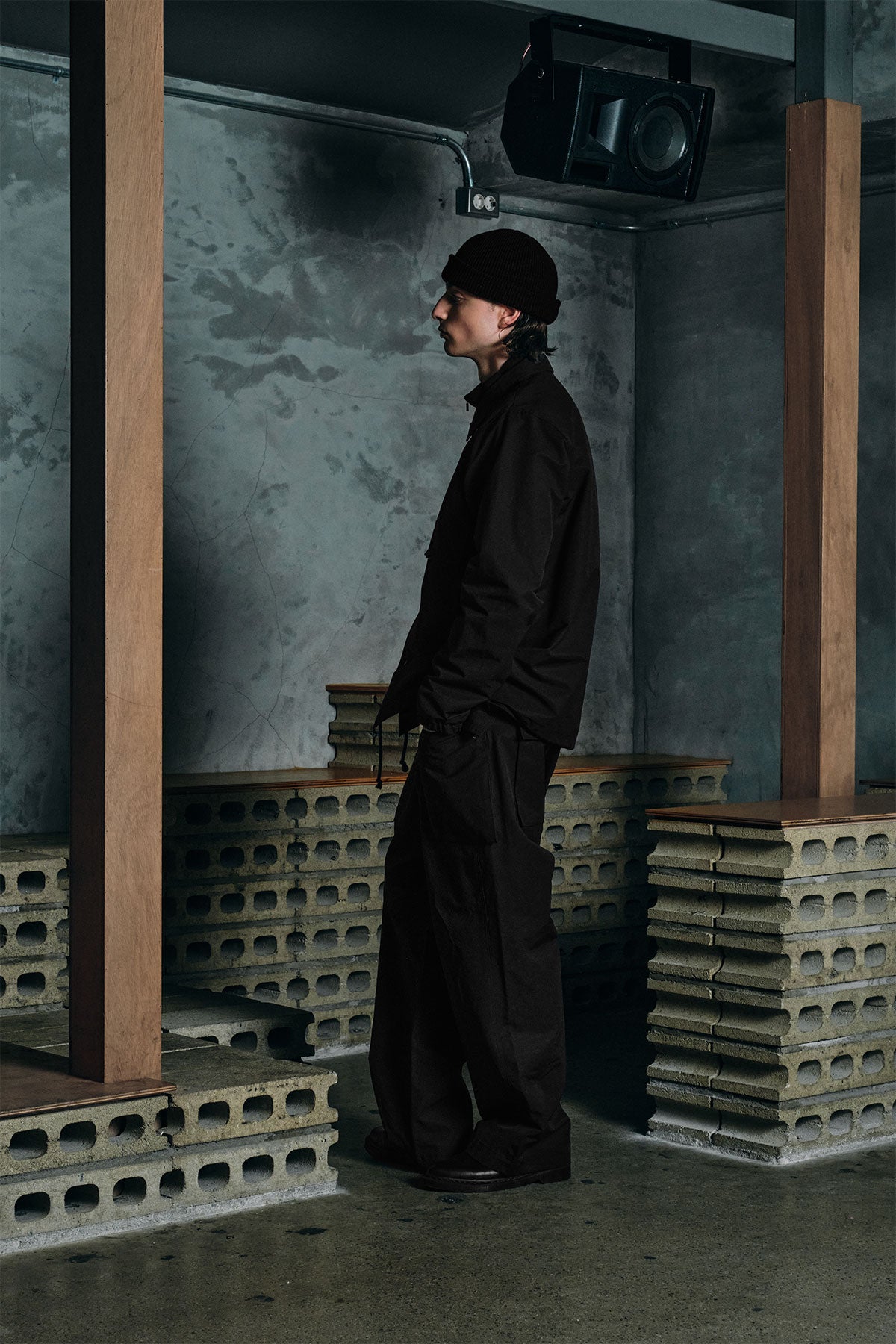 POINTED [FOUND POCKET] CARGO POCKET PANTS DARK NAVY