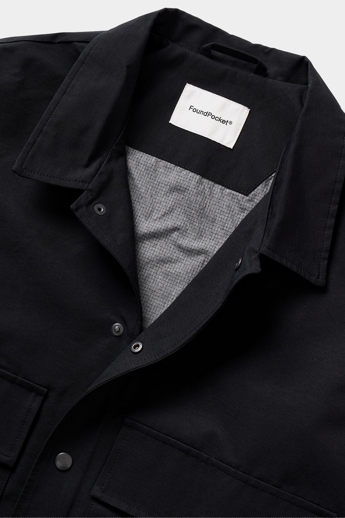 POINTED [FOUND POCKET] COTTON TWILL JACKET DARK NAVY