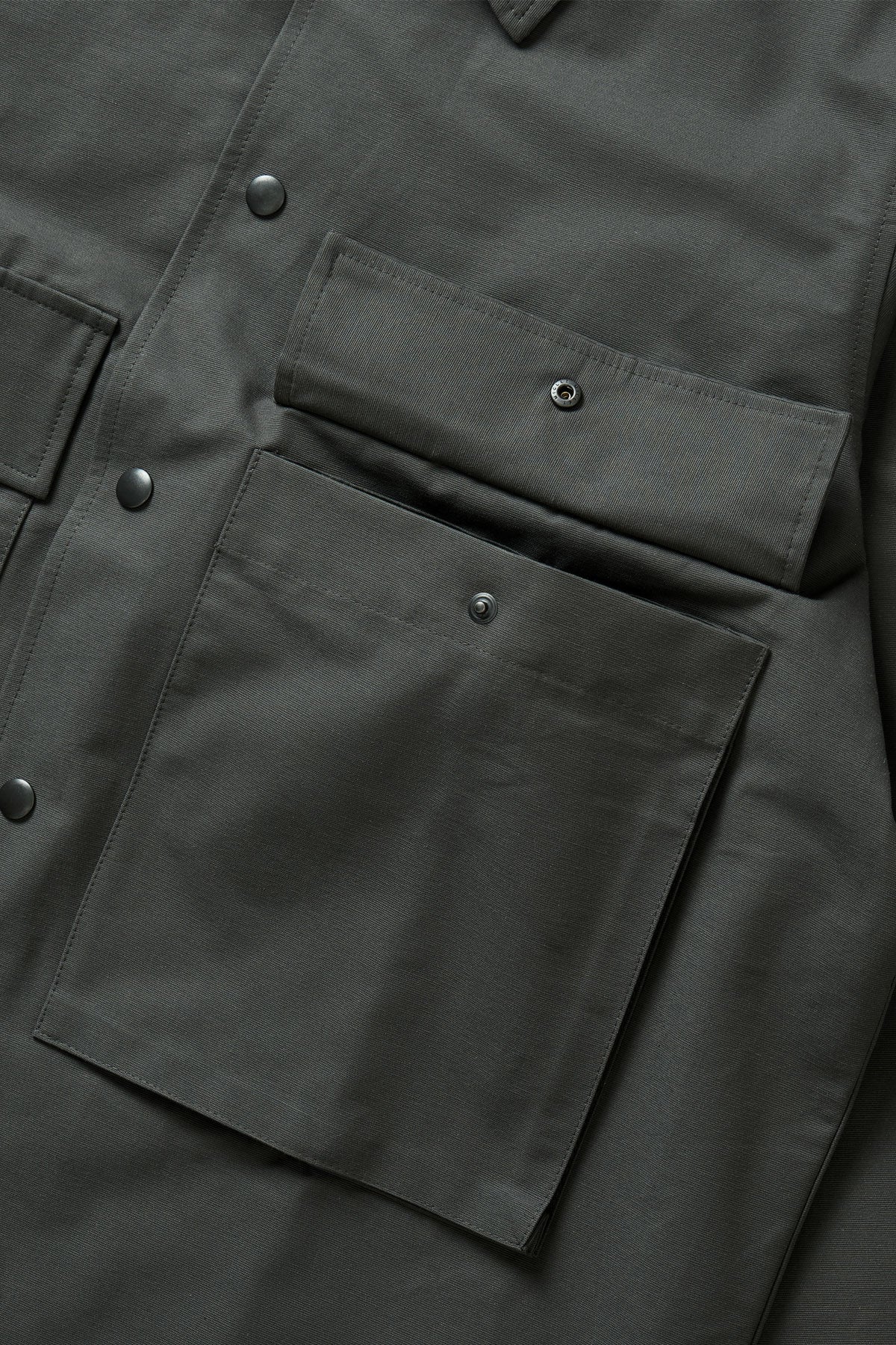 POINTED [FOUND POCKET] COTTON TWILL JACKET GREY