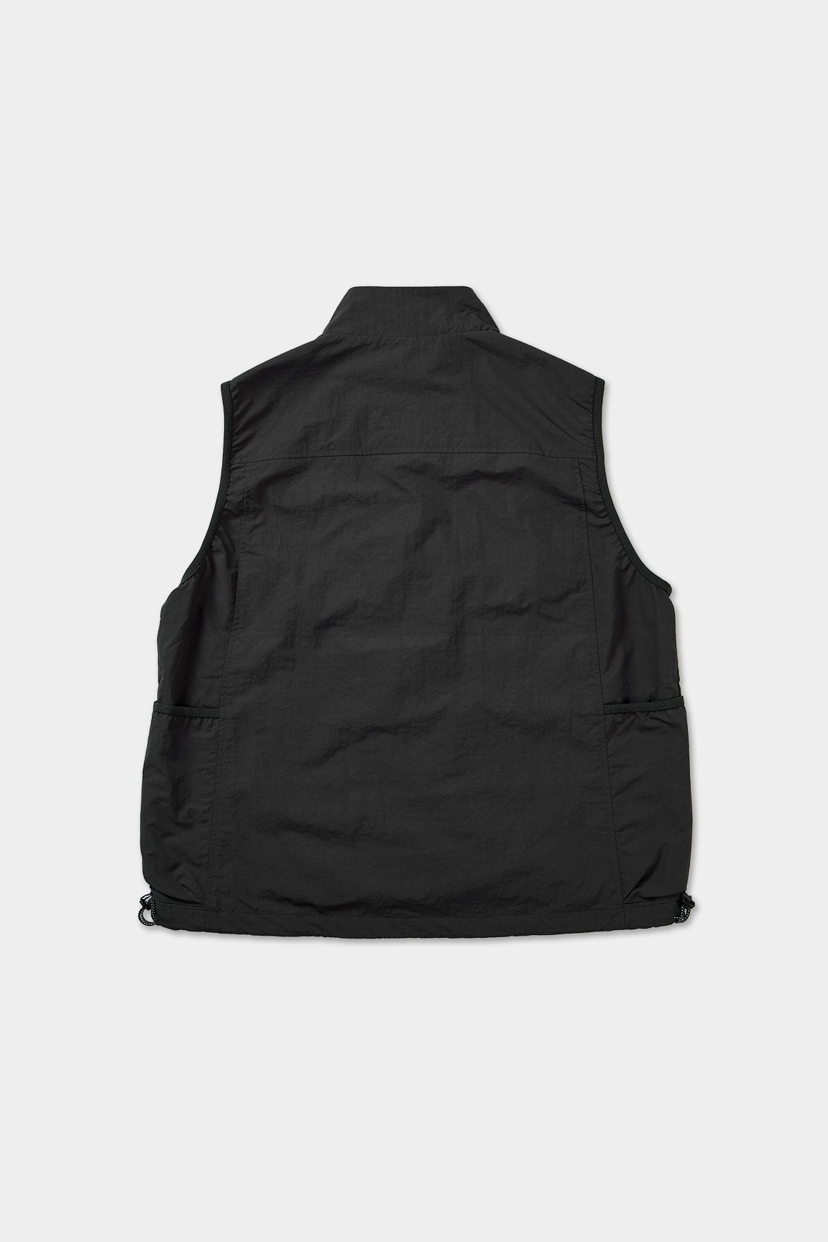 POINTED [FOUND POCKET] DOUBLE POCKET WIND VEST CHARCOAL