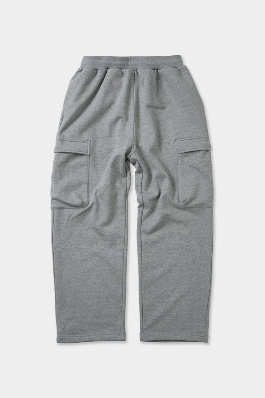 POINTED [FOUND POCKET] FIELD CARGO SWEAT PANTS MELANGE GREY