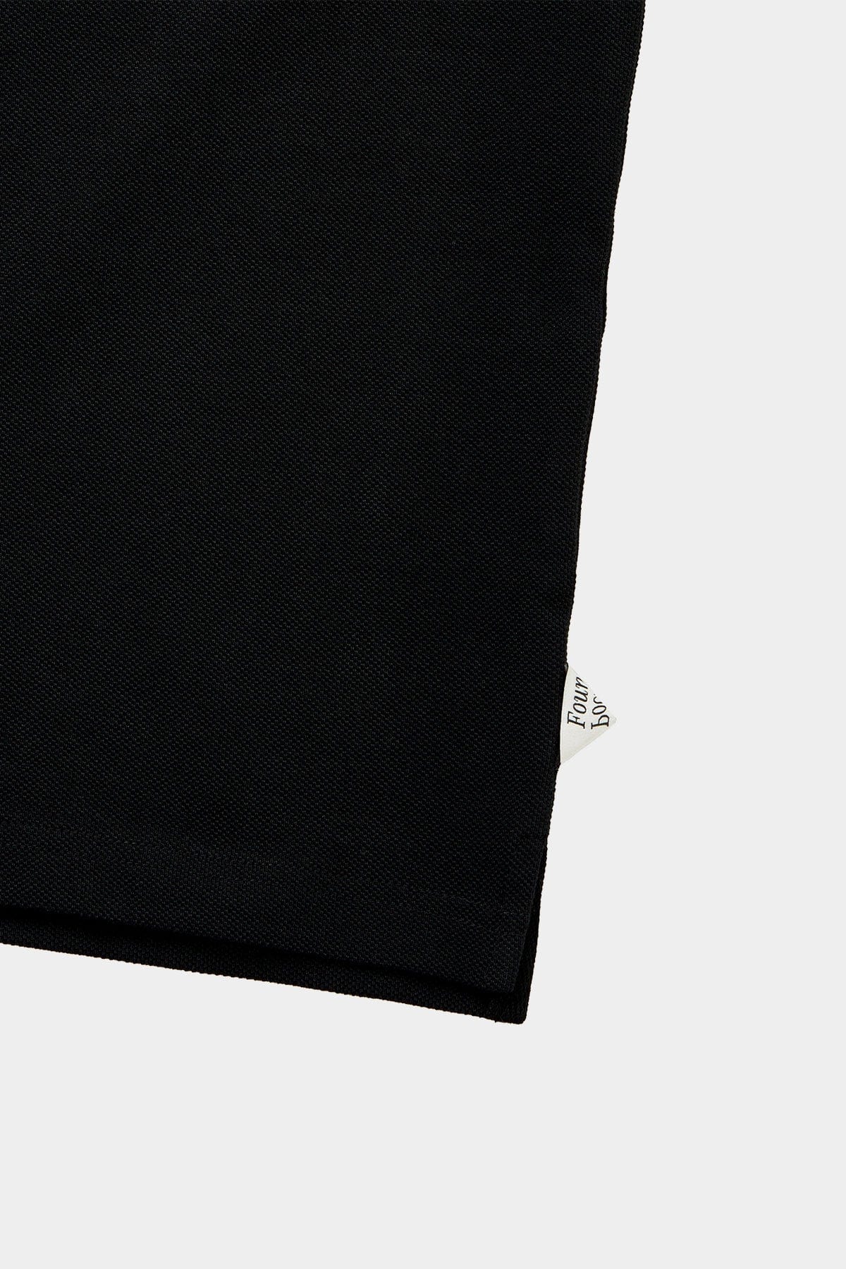 POINTED [FOUND POCKET] H/S POLO SHIRT BLACK