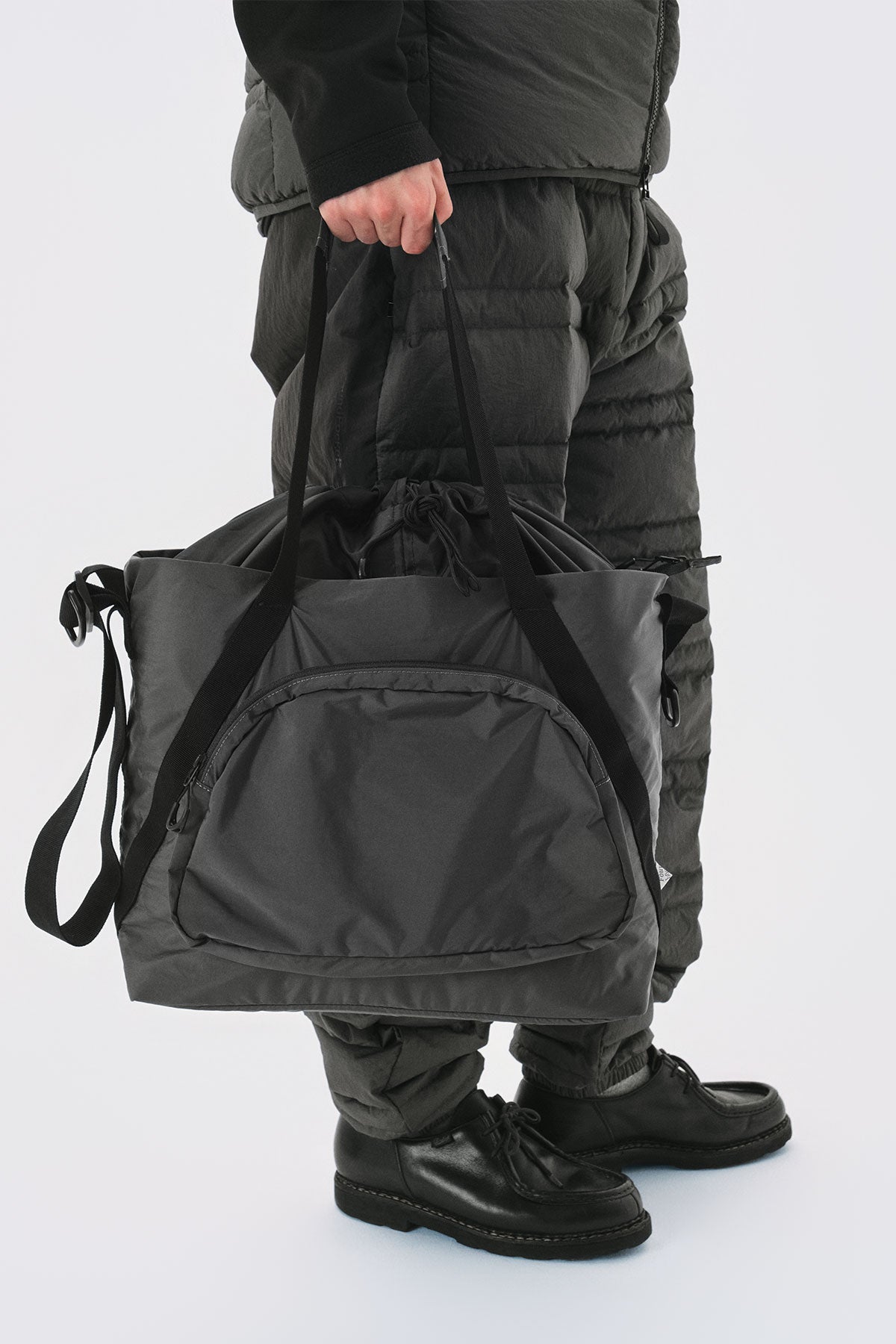 POINTED ONE-SIZE [FOUND POCKET] 2-WAY FIELD TOTE BAG BLACK