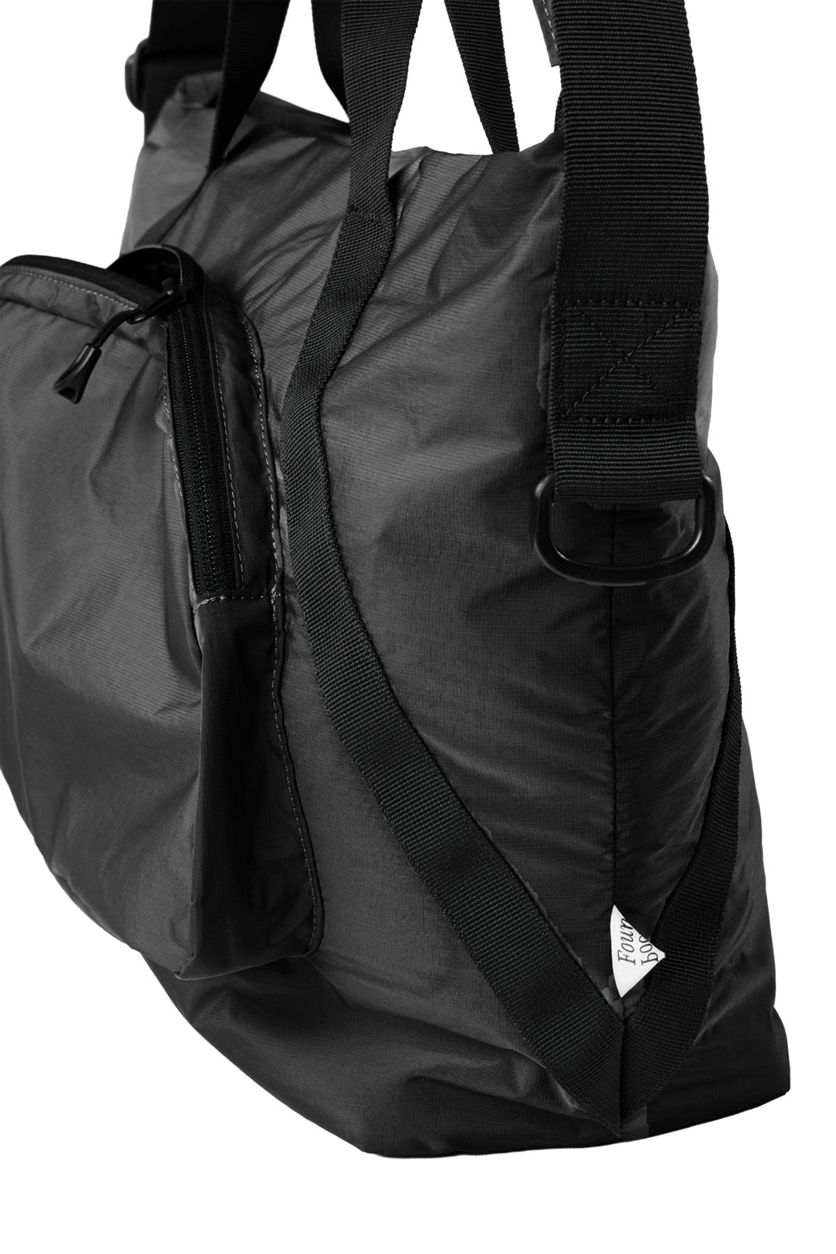 POINTED ONE-SIZE [FOUND POCKET] 2-WAY FIELD TOTE BAG BLACK