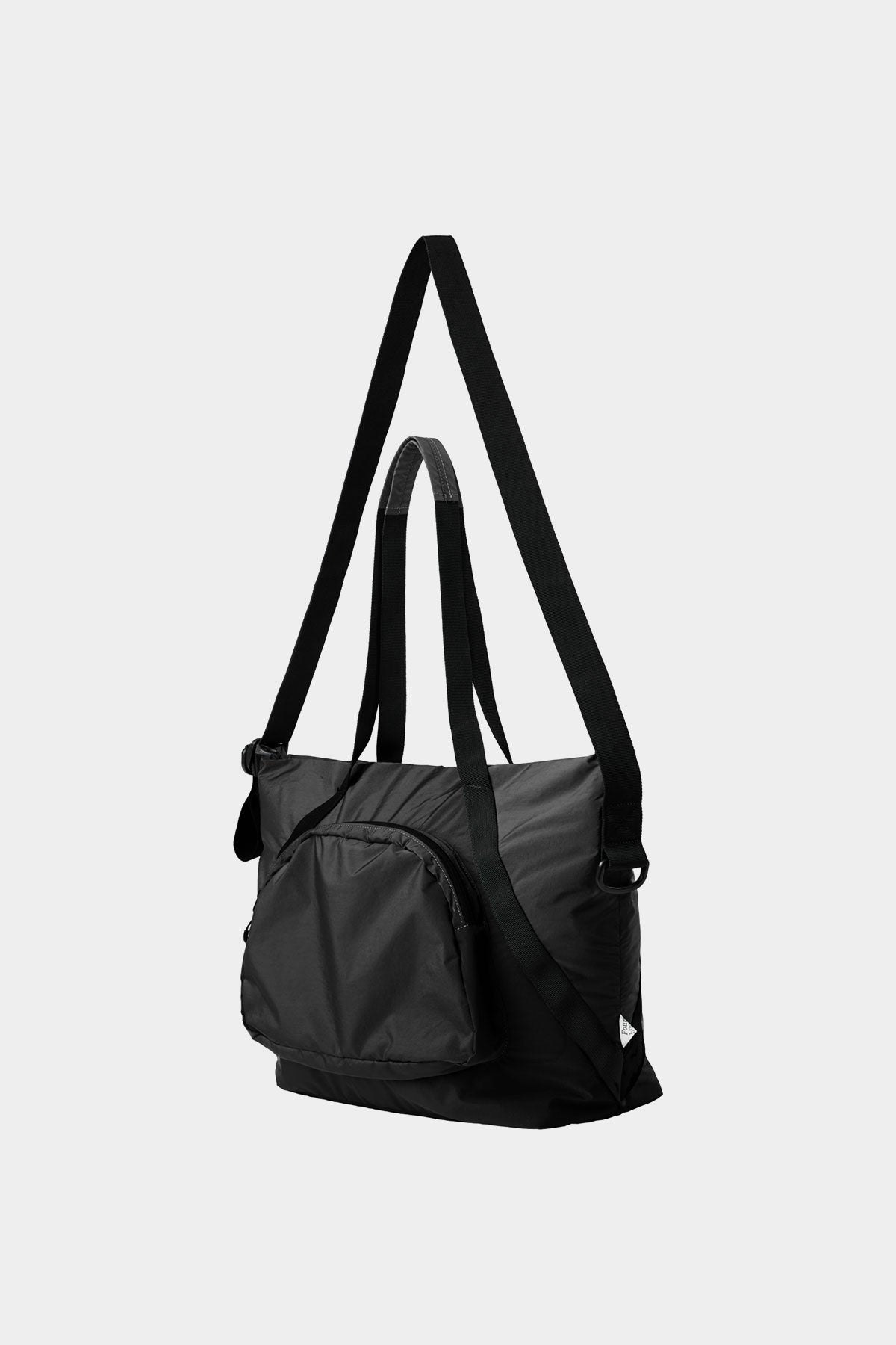 POINTED ONE-SIZE [FOUND POCKET] 2-WAY FIELD TOTE BAG BLACK