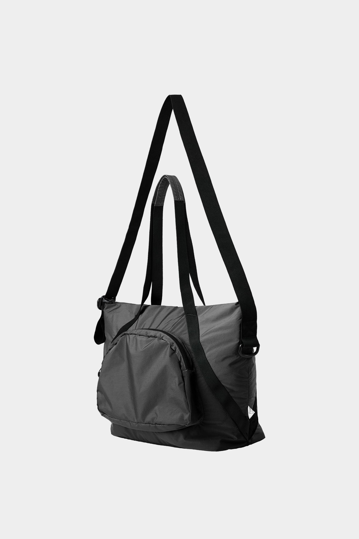 POINTED ONE-SIZE [FOUND POCKET] 2-WAY FIELD TOTE BAG GREY