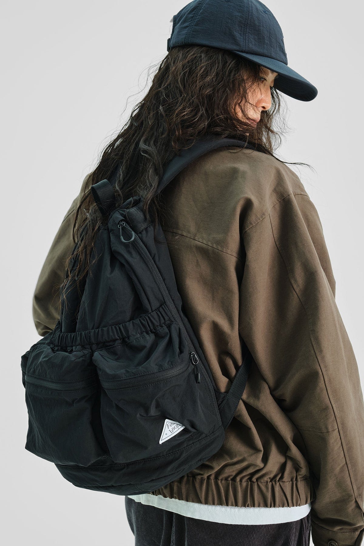 POINTED ONE-SIZE [FOUND POCKET] CLOVER BACKPACK BLACK