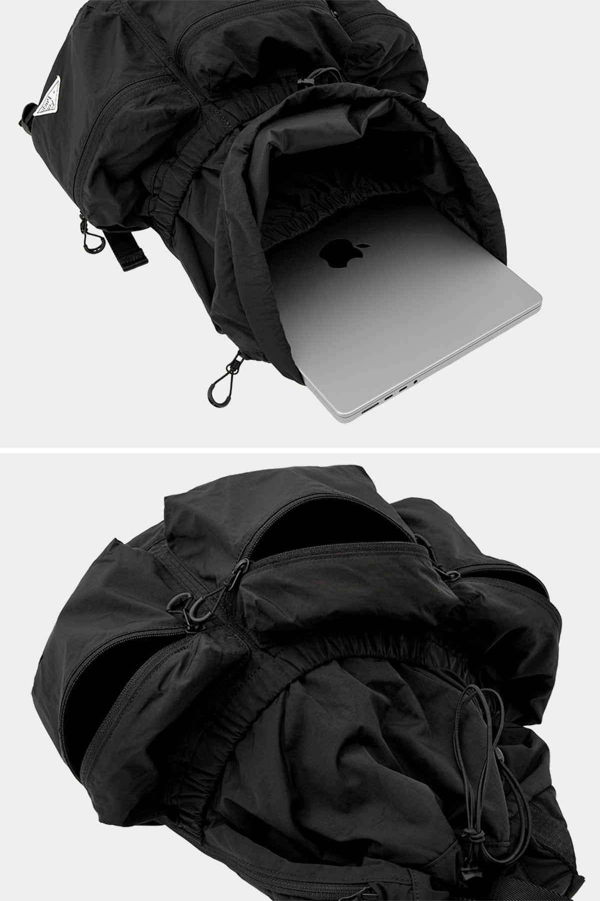 POINTED ONE-SIZE [FOUND POCKET] CLOVER BACKPACK BLACK