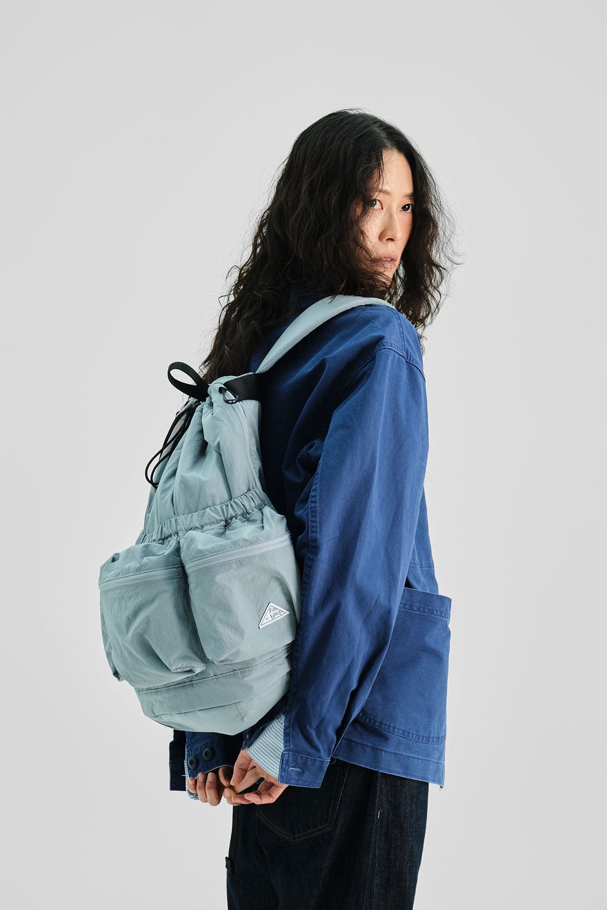 POINTED ONE-SIZE [FOUND POCKET] CLOVER BACKPACK GREY