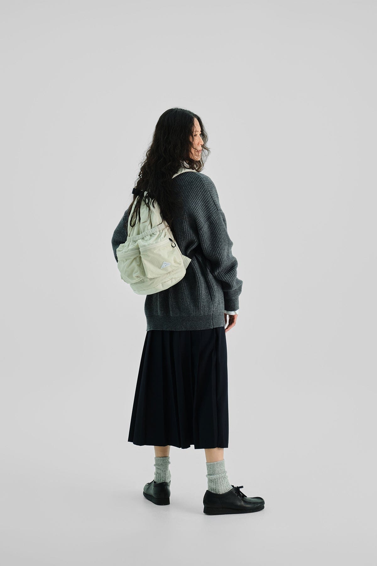 POINTED ONE-SIZE [FOUND POCKET] CLOVER BACKPACK SAGE GREEN