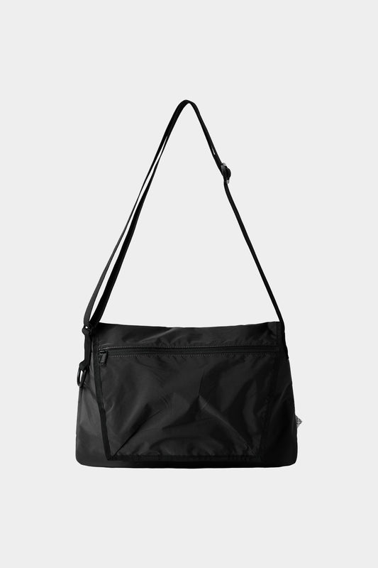 POINTED ONE-SIZE [FOUND POCKET] COMPACT UTILITY CROSS BAG BLACK