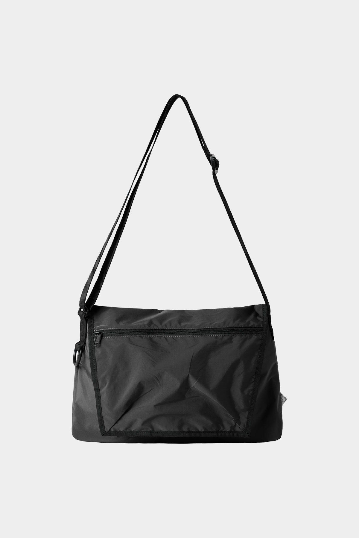 POINTED ONE-SIZE [FOUND POCKET] COMPACT UTILITY CROSS BAG GREY