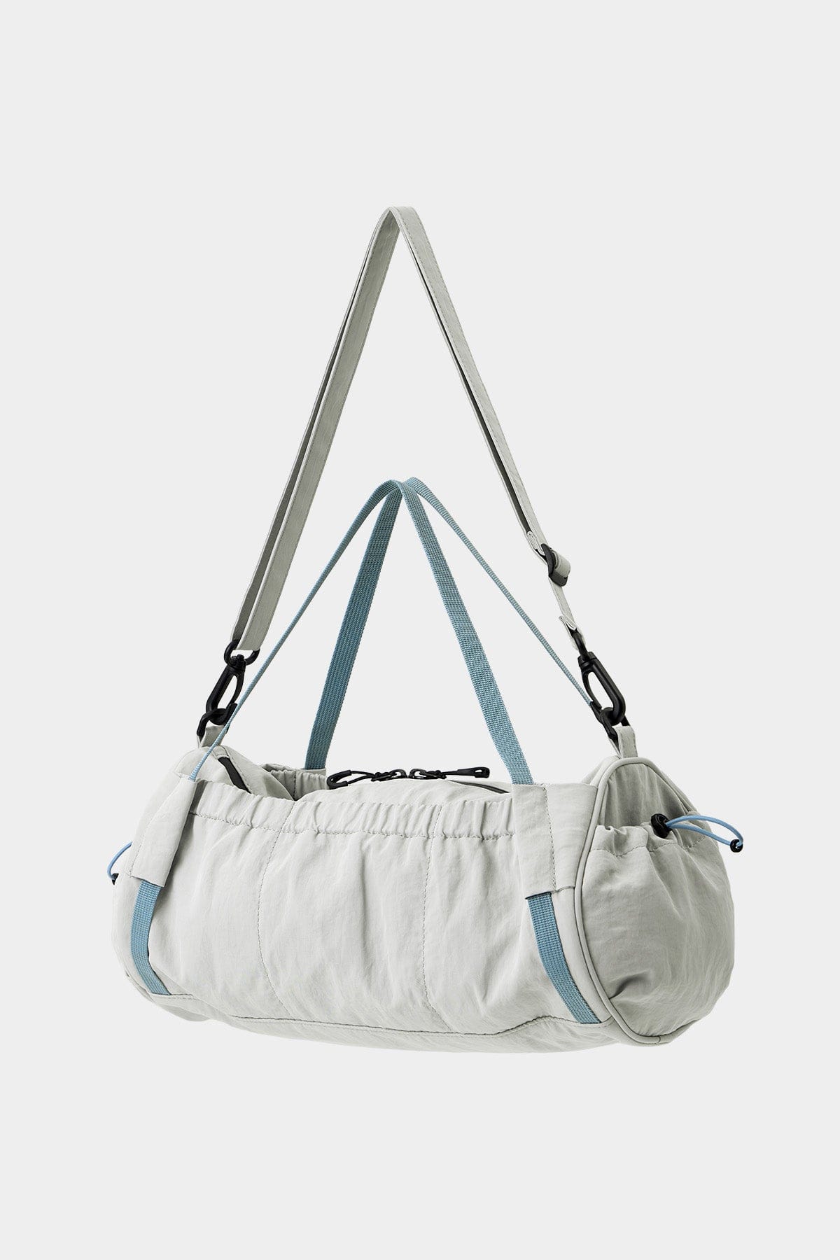 POINTED ONE-SIZE [FOUND POCKET] CONVENIENT DUFFLE BAG LIGHT GREY