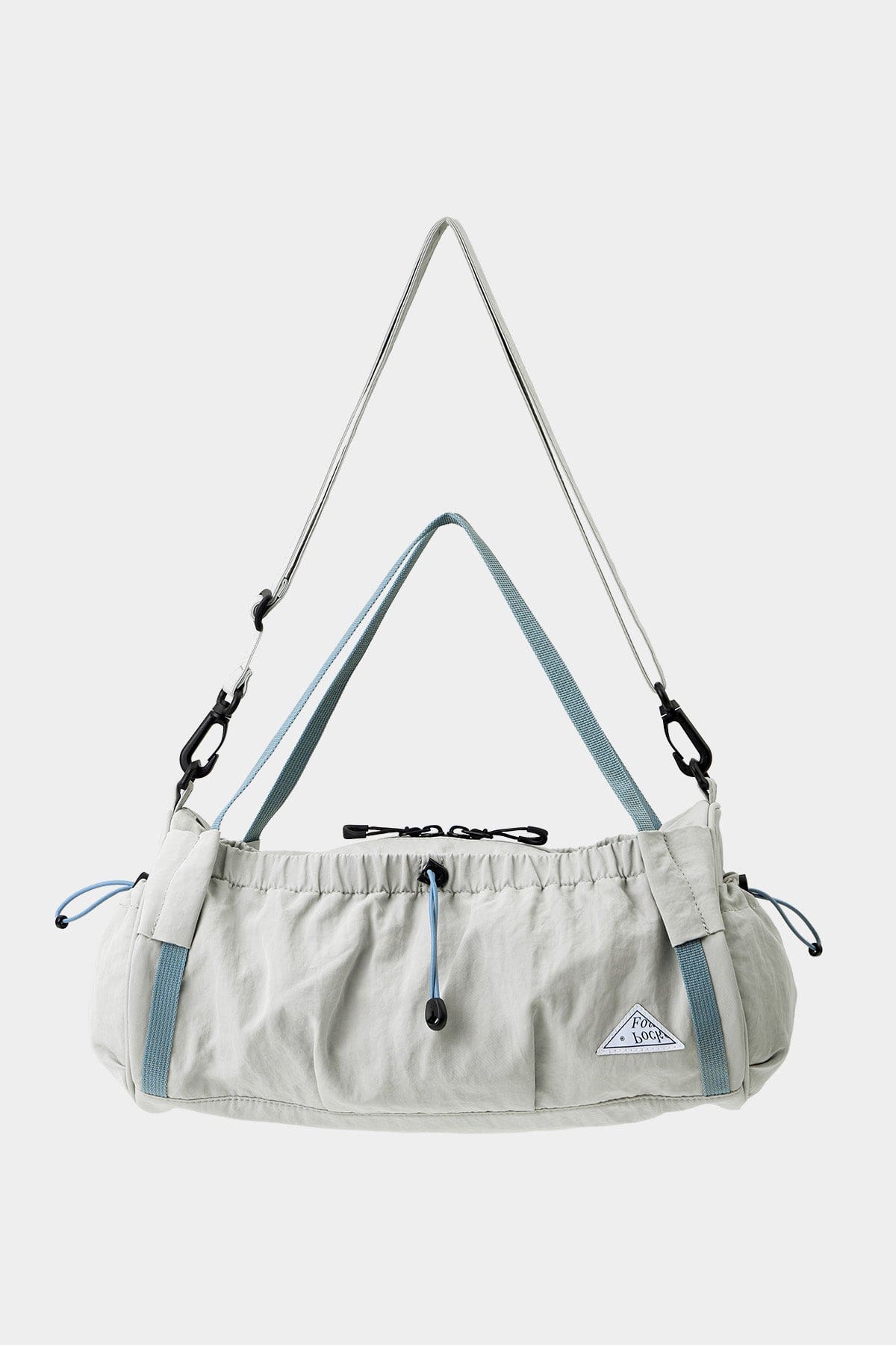 POINTED ONE-SIZE [FOUND POCKET] CONVENIENT DUFFLE BAG LIGHT GREY