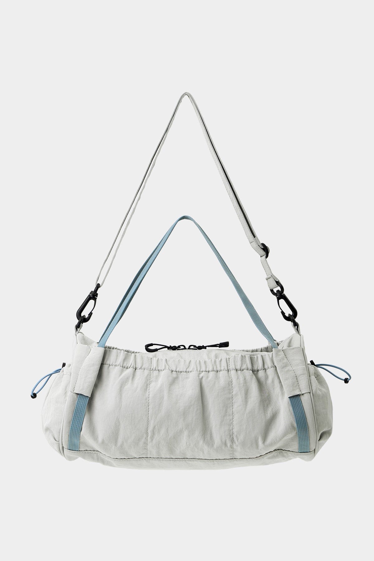 POINTED ONE-SIZE [FOUND POCKET] CONVENIENT DUFFLE BAG LIGHT GREY