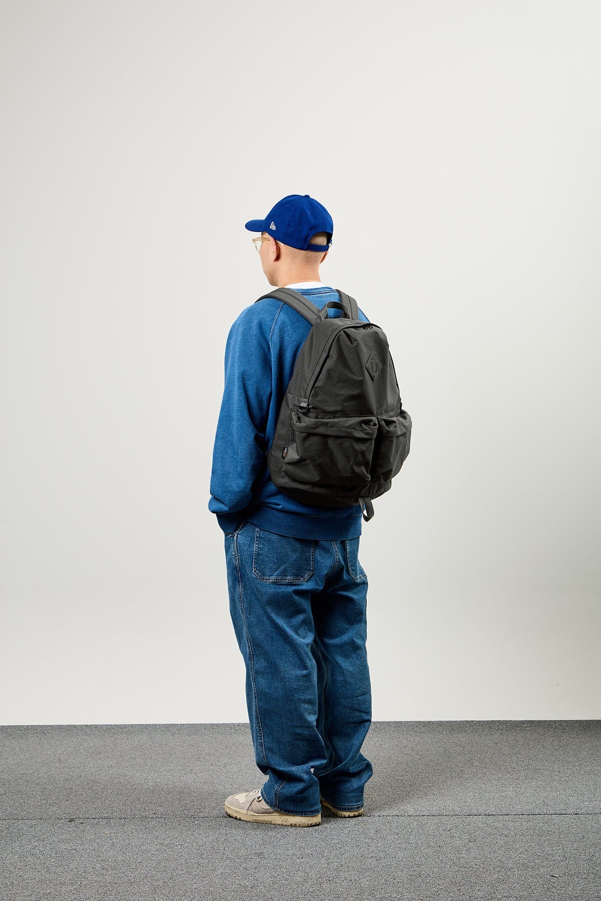 POINTED ONE-SIZE [FOUND POCKET] DAYPACK 25 GREY