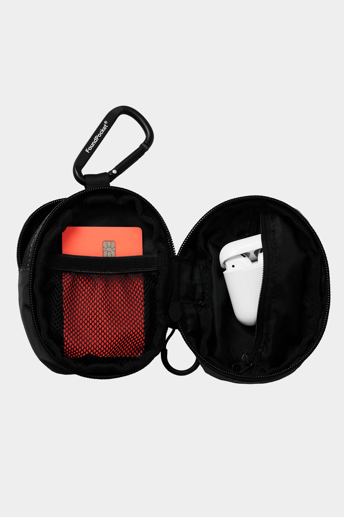 POINTED ONE-SIZE [FOUND POCKET] FIELD POCKET POUCH BLACK