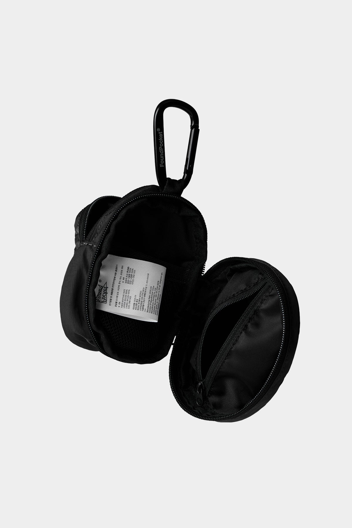 POINTED ONE-SIZE [FOUND POCKET] FIELD POCKET POUCH BLACK