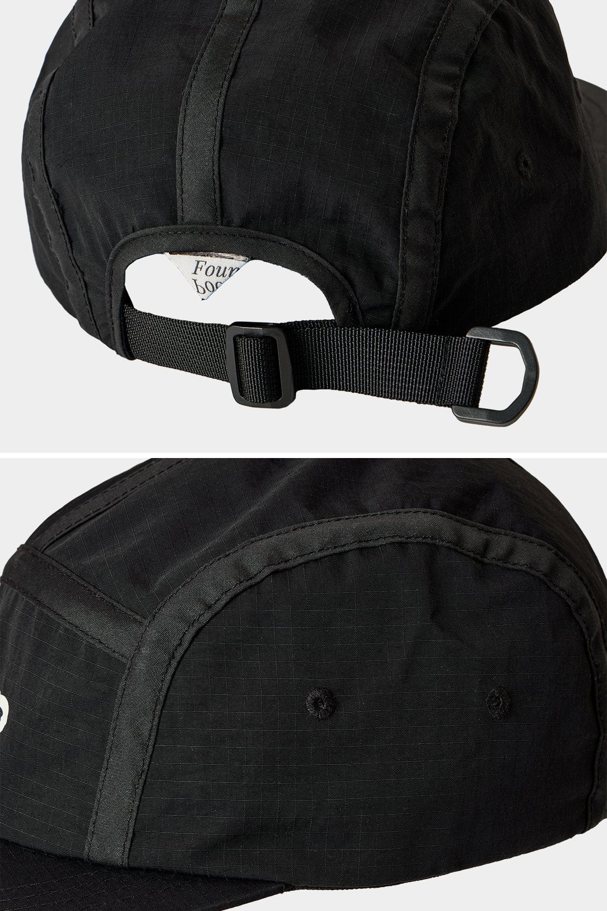 POINTED ONE-SIZE [FOUND POCKET] FPP CAMP CAP BLACK